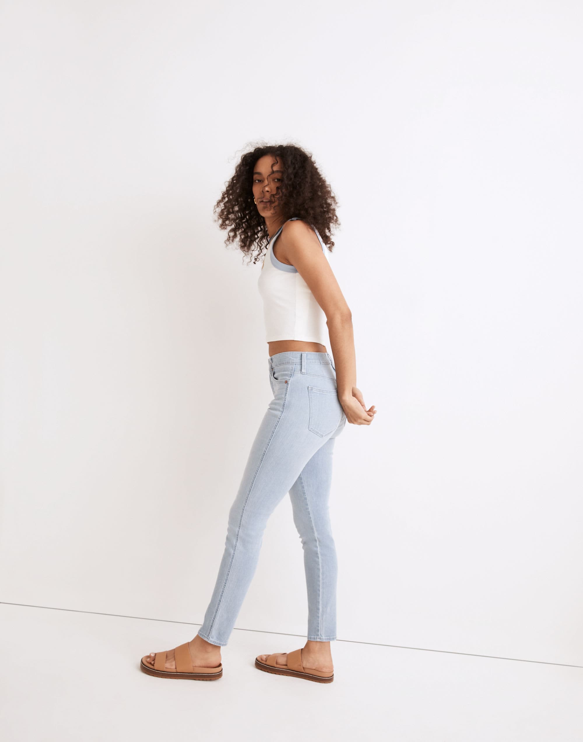 Tall 10" High-Rise Skinny Jeans in Longton Wash