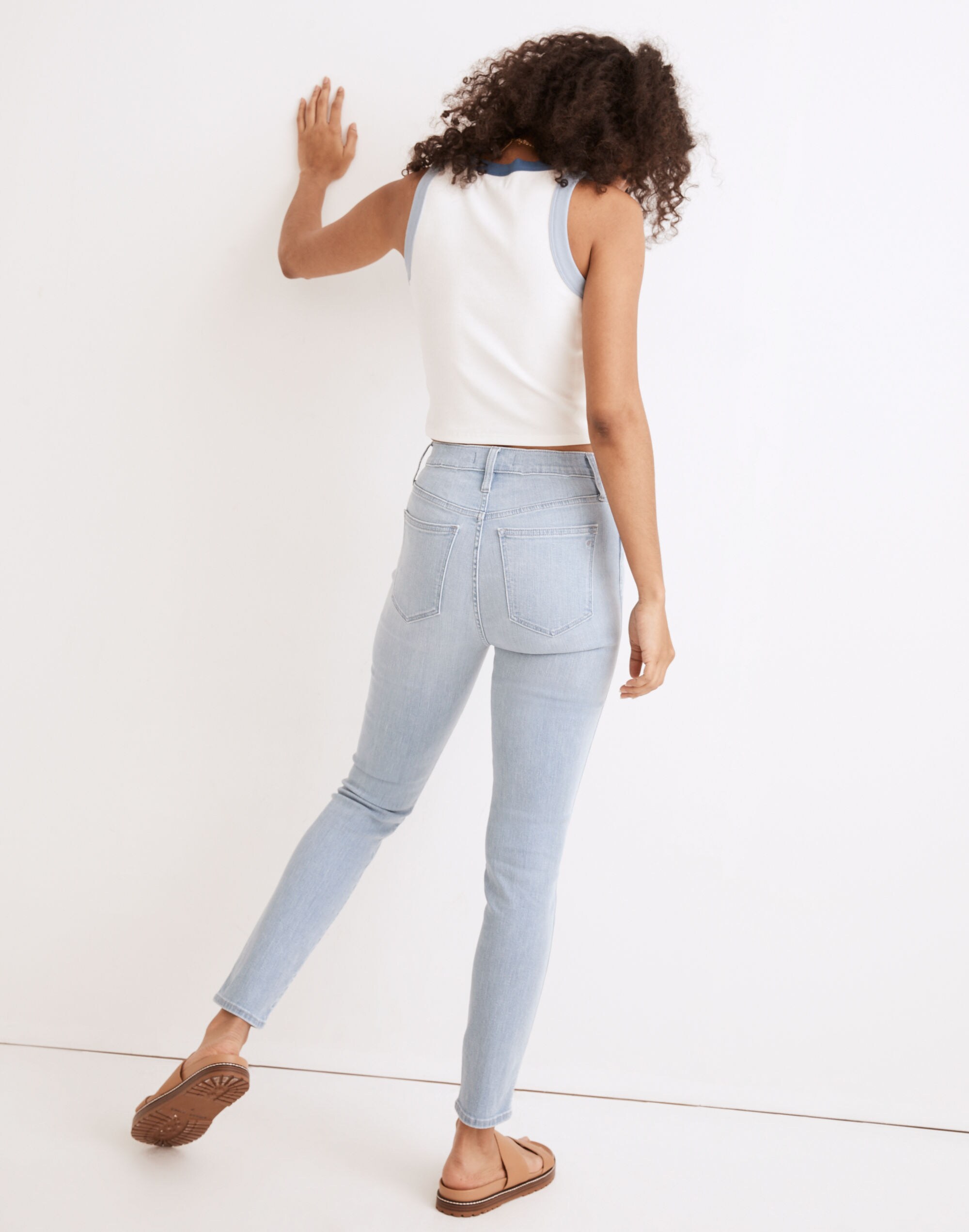Tall 10" High-Rise Skinny Jeans in Longton Wash