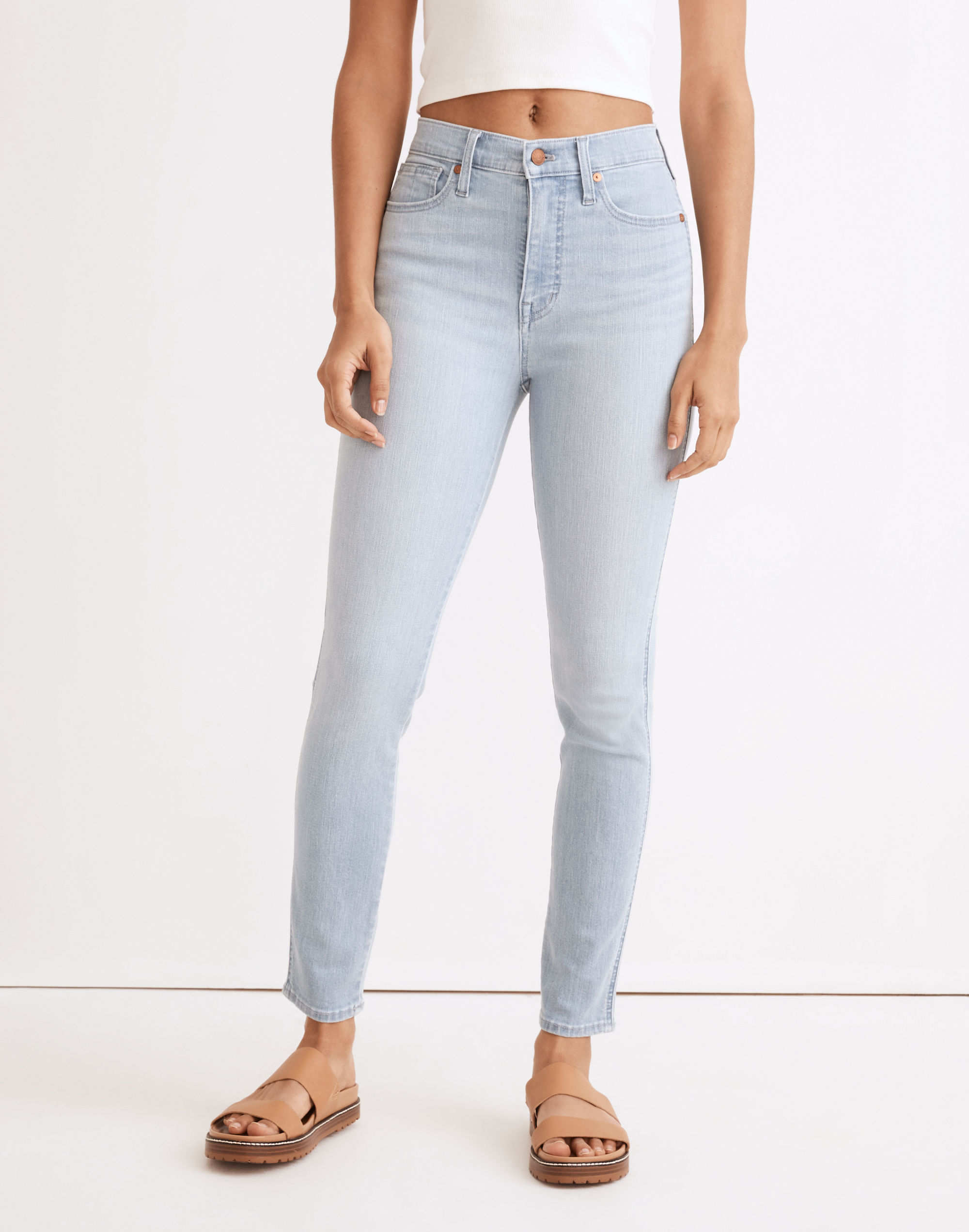 Tall 10" High-Rise Skinny Jeans in Longton Wash