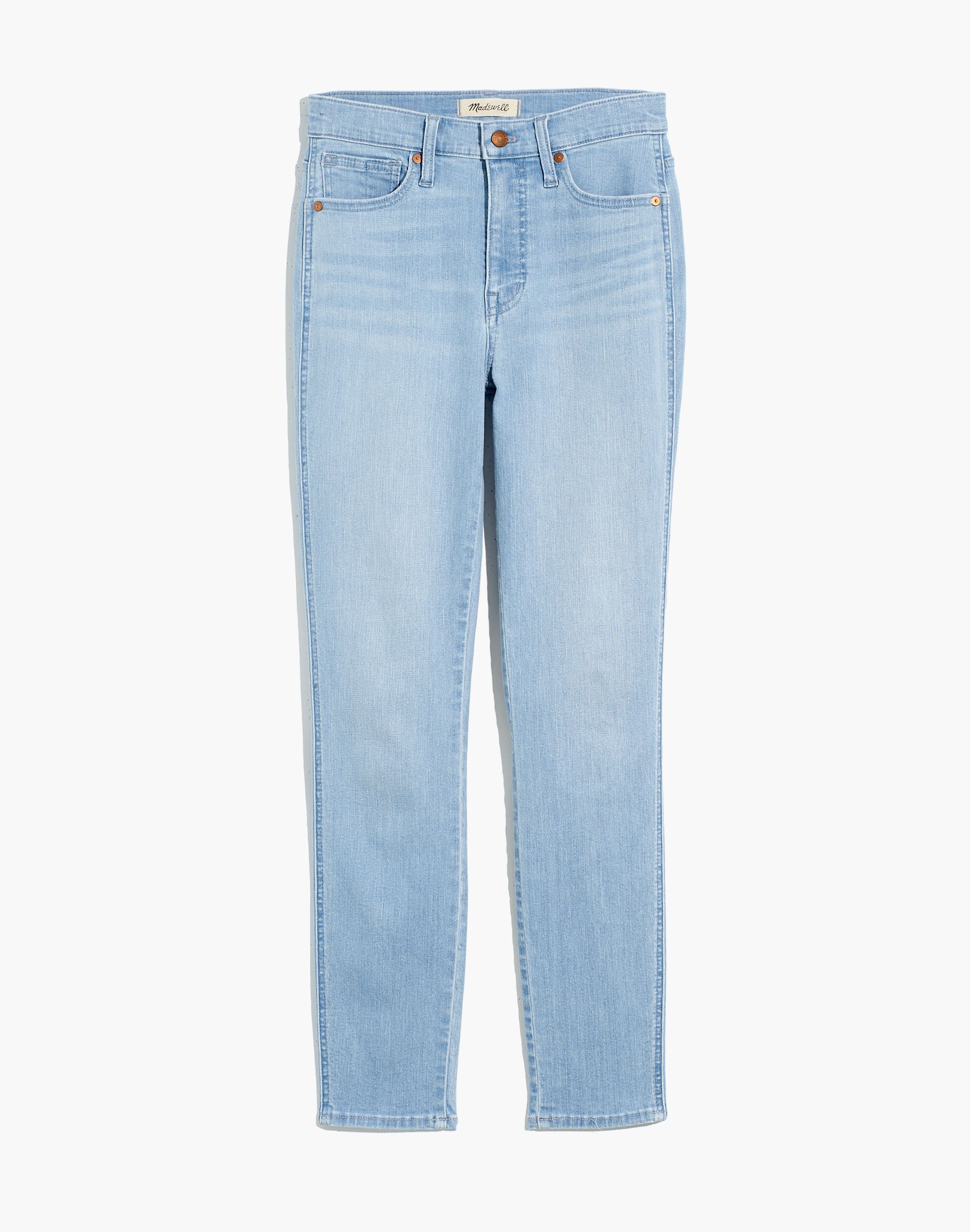 10" High-Rise Skinny Jeans in Longton Wash