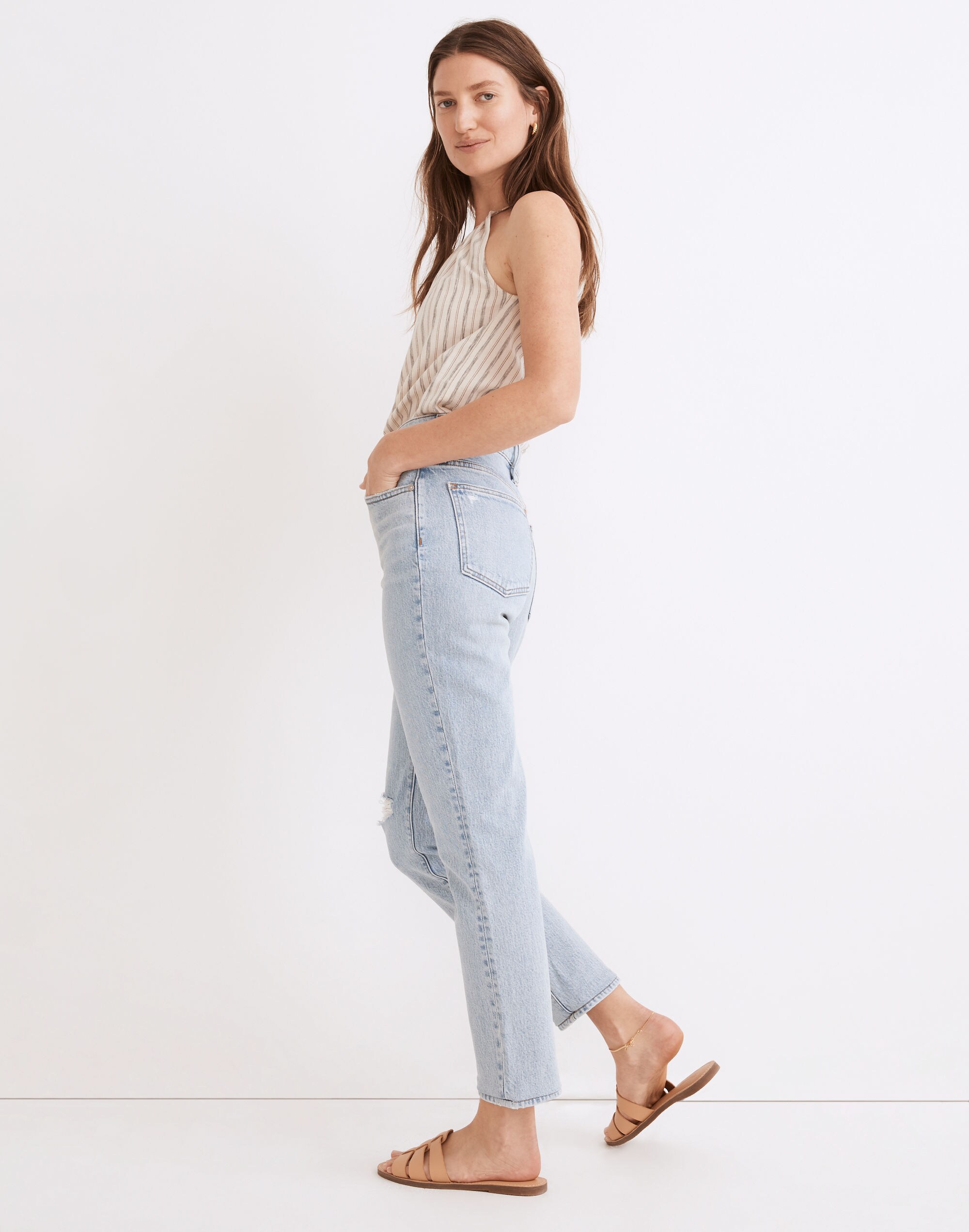 The Perfect Vintage Crop Jean in Sudbury Wash
