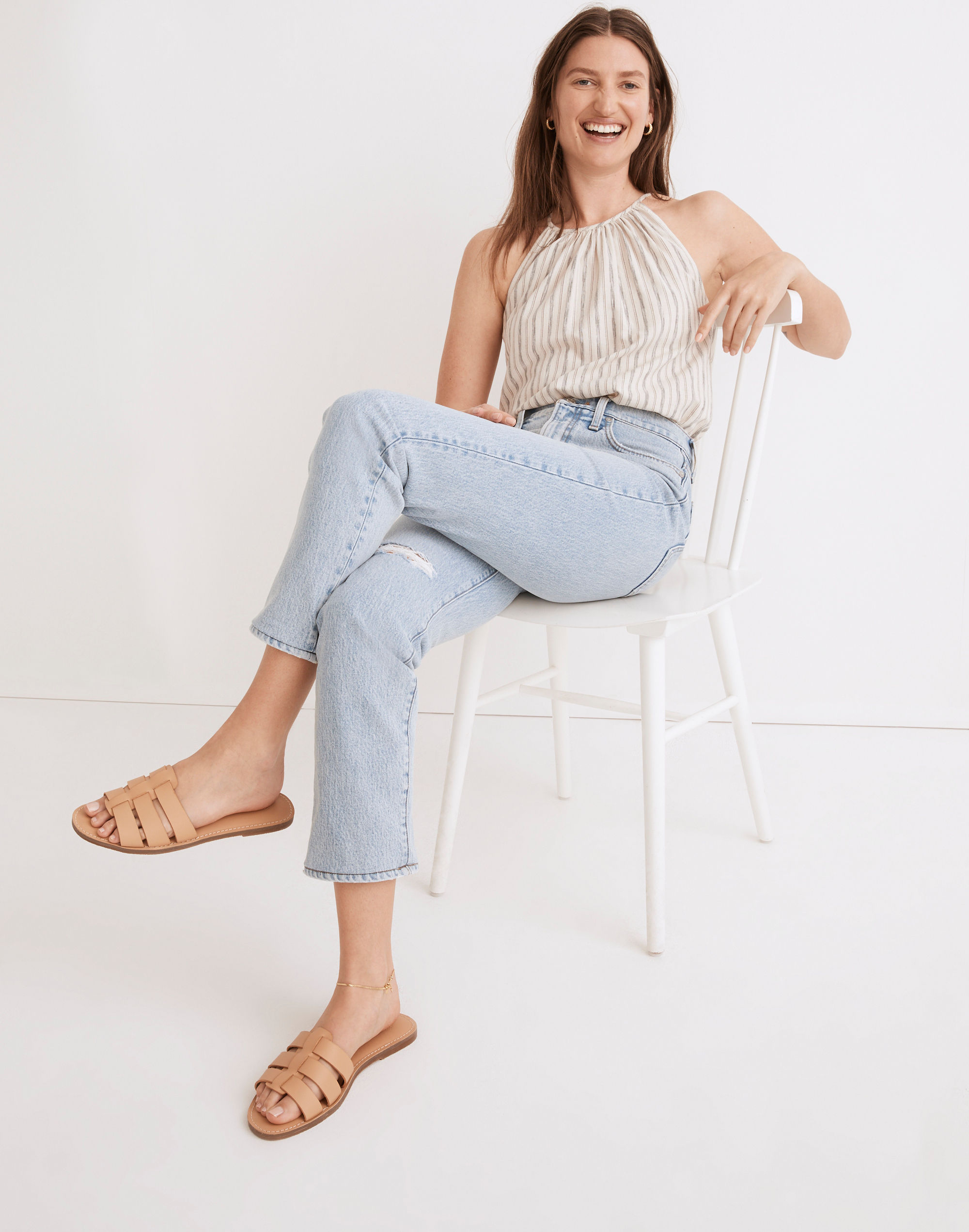 The Petite Perfect Vintage Crop Jean in Sudbury Wash