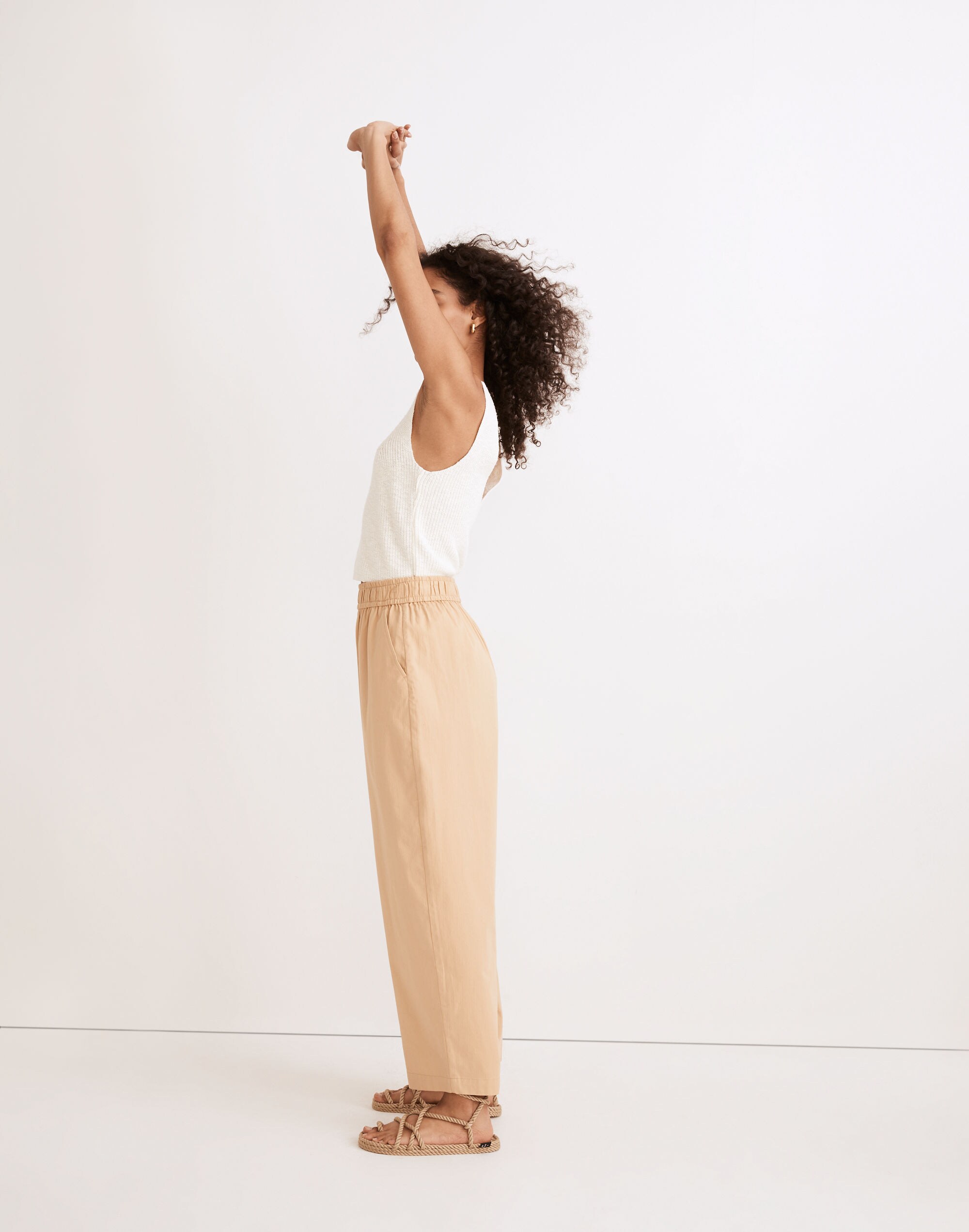 Pull-On Oversized Balloon Pants