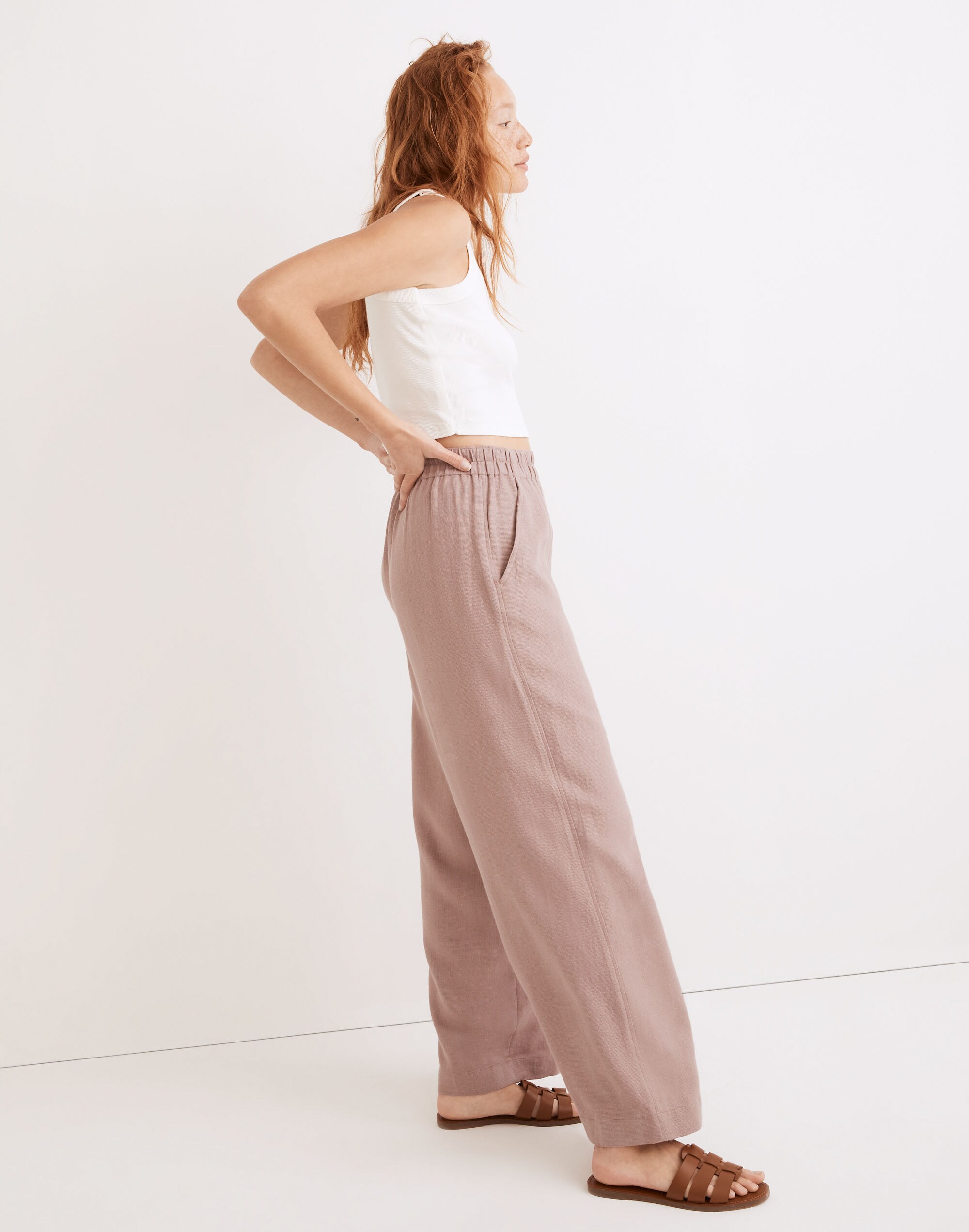 Breezewoven Pull-On High-Rise Straight Pants