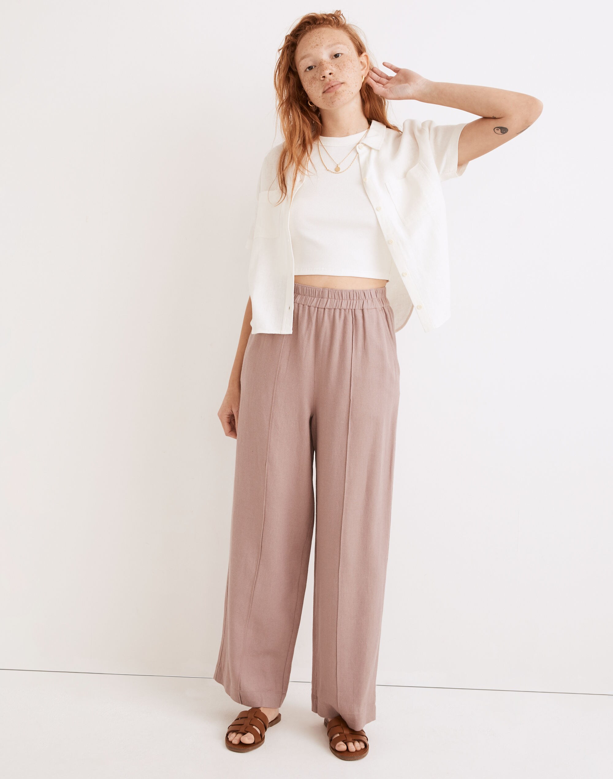 Breezewoven Pull-On High-Rise Straight Pants