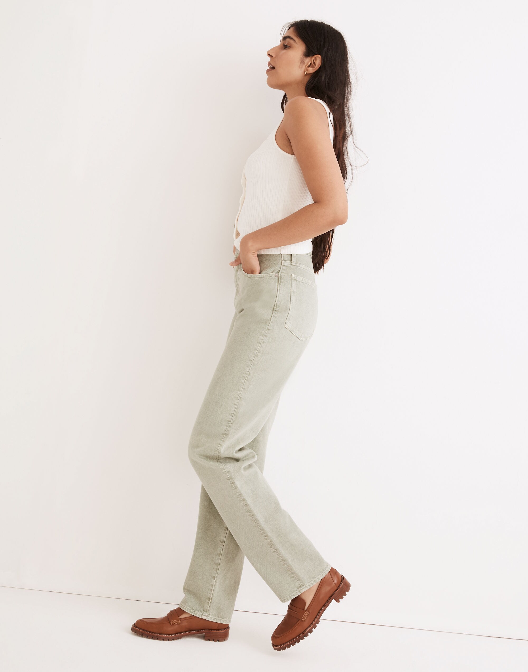 Baggy Straight Jeans: Garment-Dyed Edition