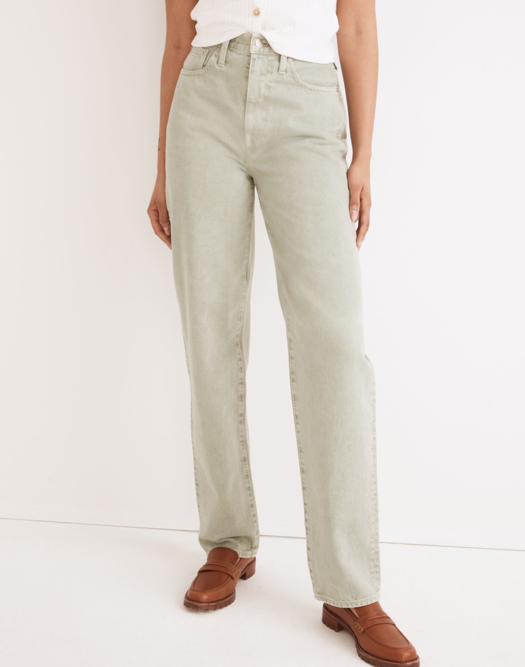 Baggy Straight Jeans: Garment-Dyed Edition
