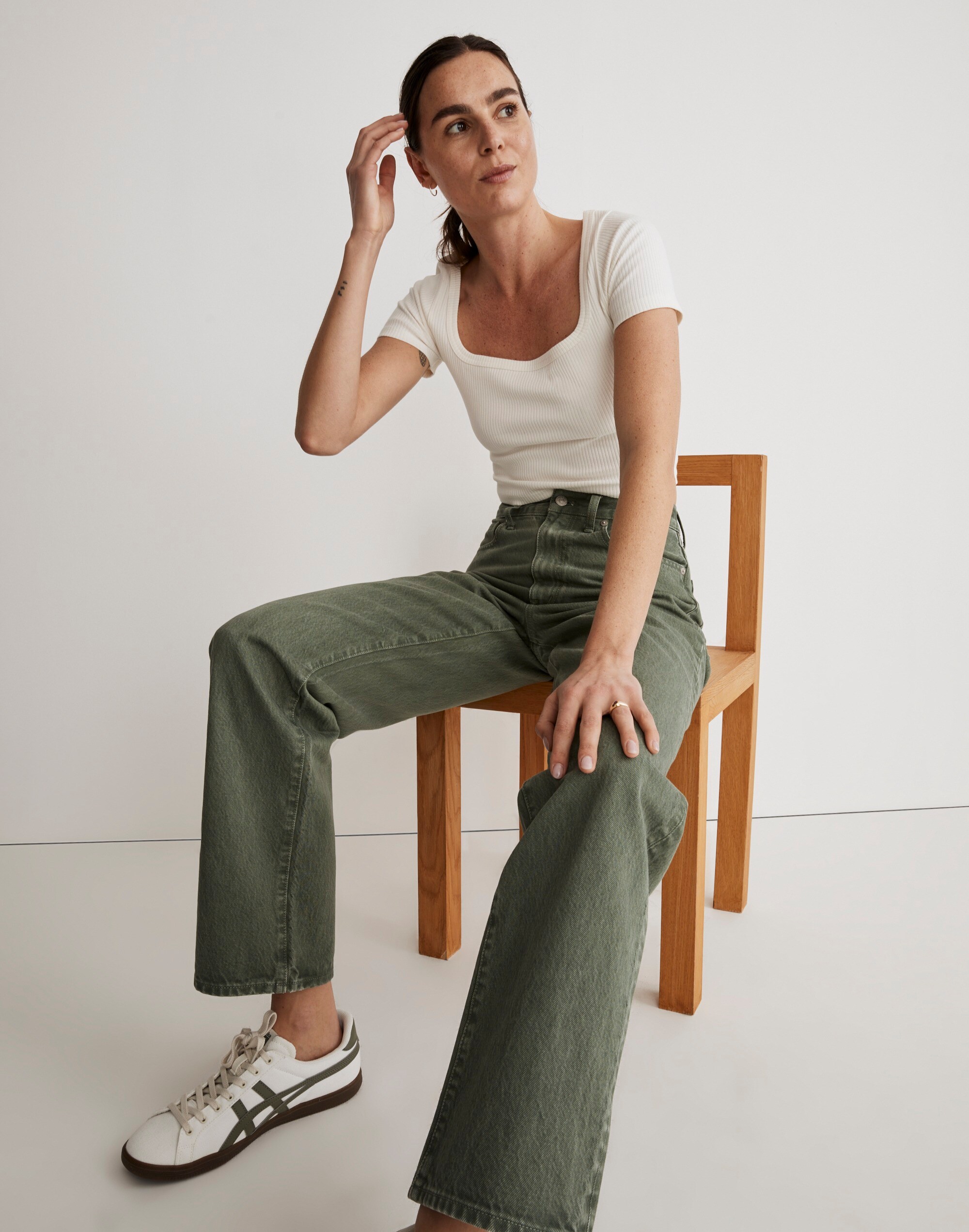 Baggy Straight Jeans: Garment-Dyed Edition