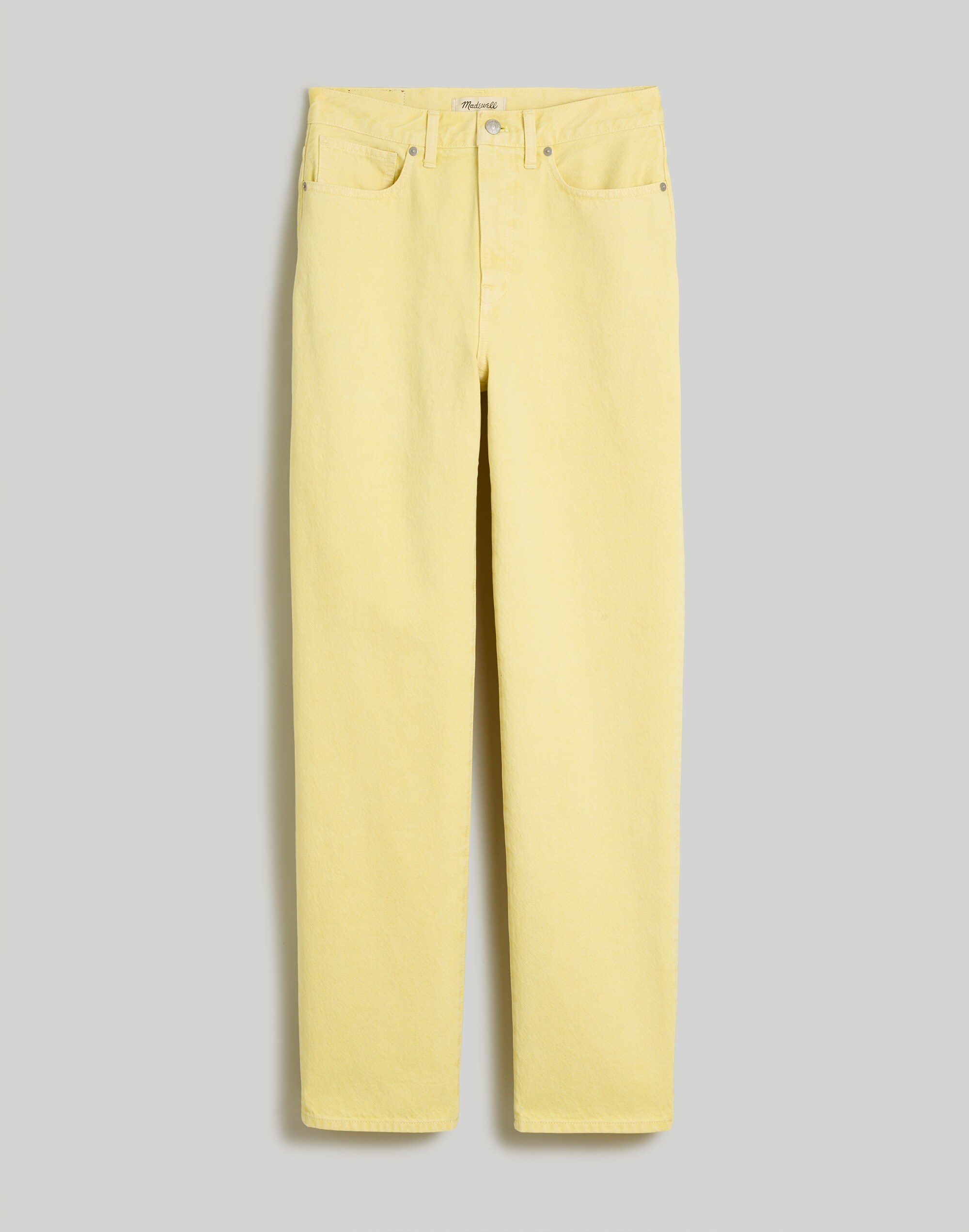 Baggy Straight Jeans: Garment-Dyed Edition