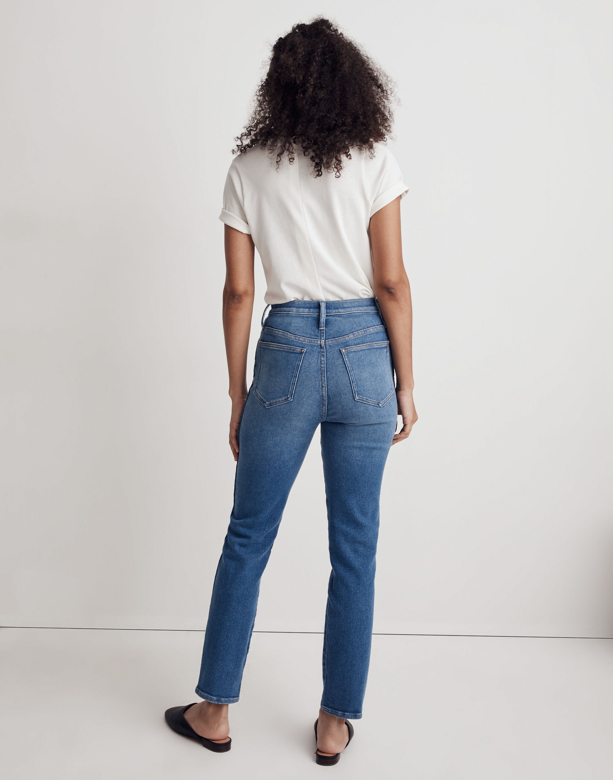 Tall Stovepipe Jeans in Leaside Wash