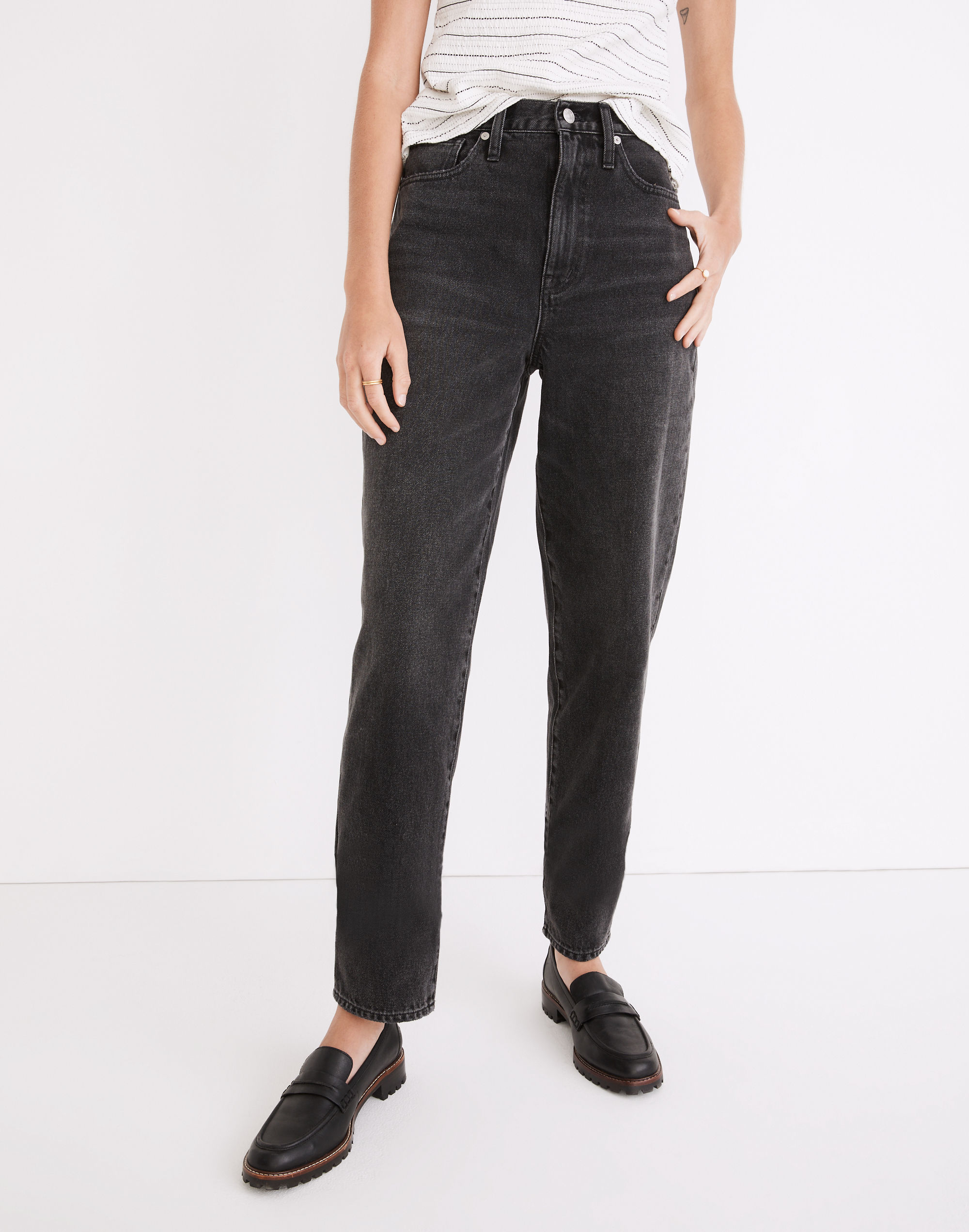 Baggy Tapered Jeans in Mackinnon Wash