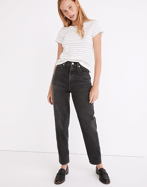 Petite Baggy Tapered Jeans in Mackinnon Wash
