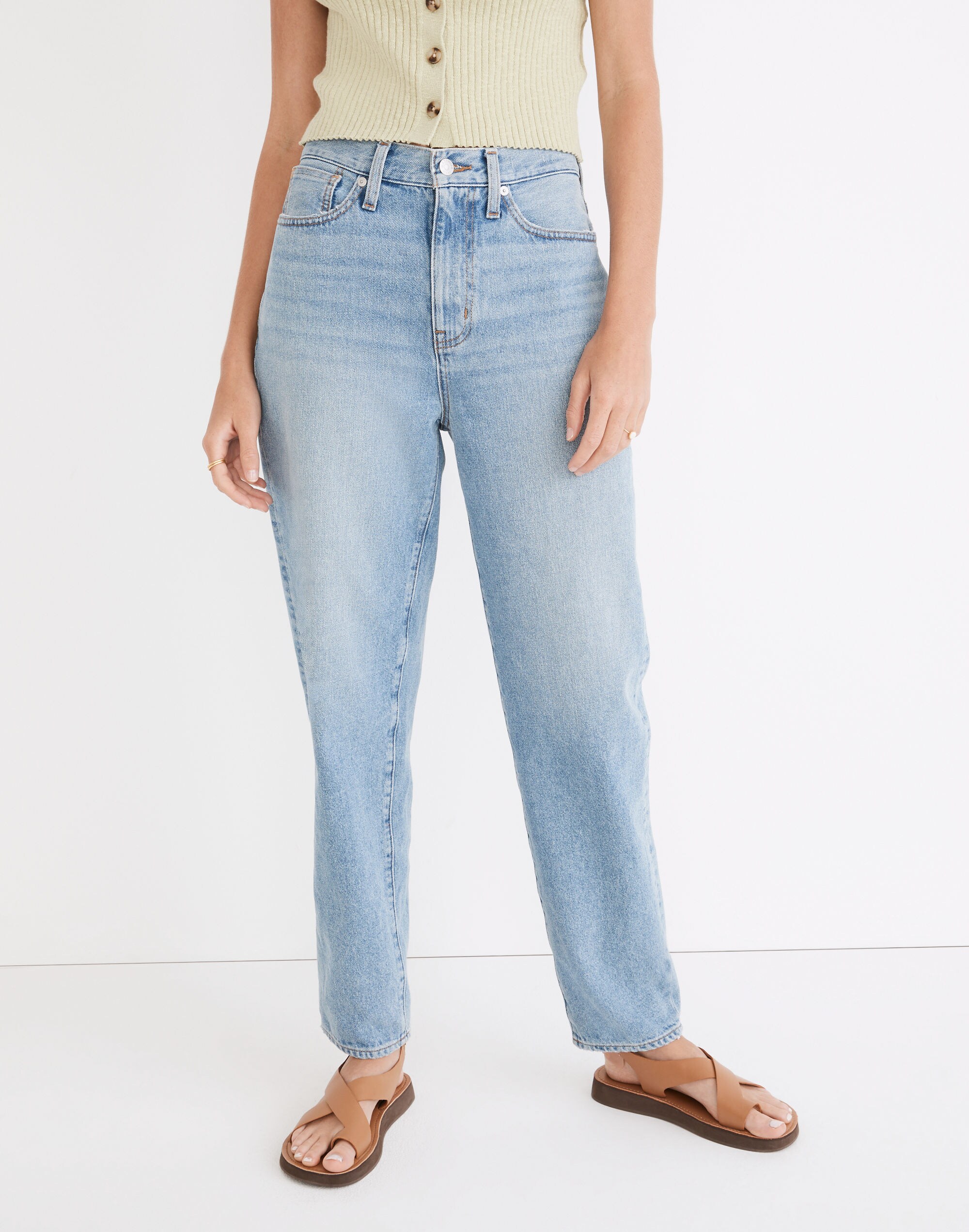 Petite Baggy Tapered Jeans in Whitwell Wash