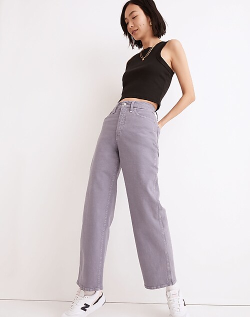 The Perfect Vintage Wide-Leg Jean: Garment-Dyed Edition