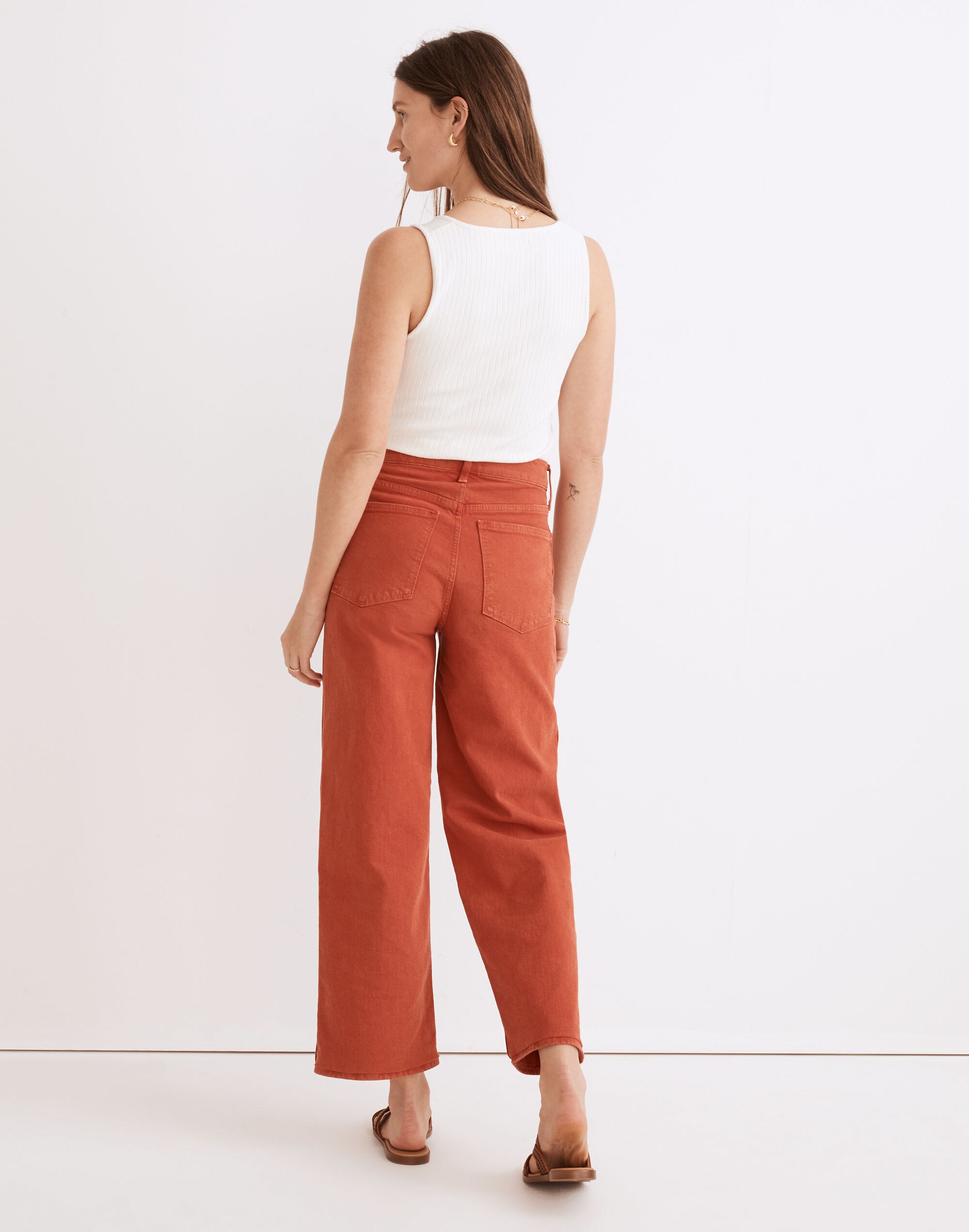 The Perfect Vintage Wide-Leg Jean: Garment-Dyed Edition