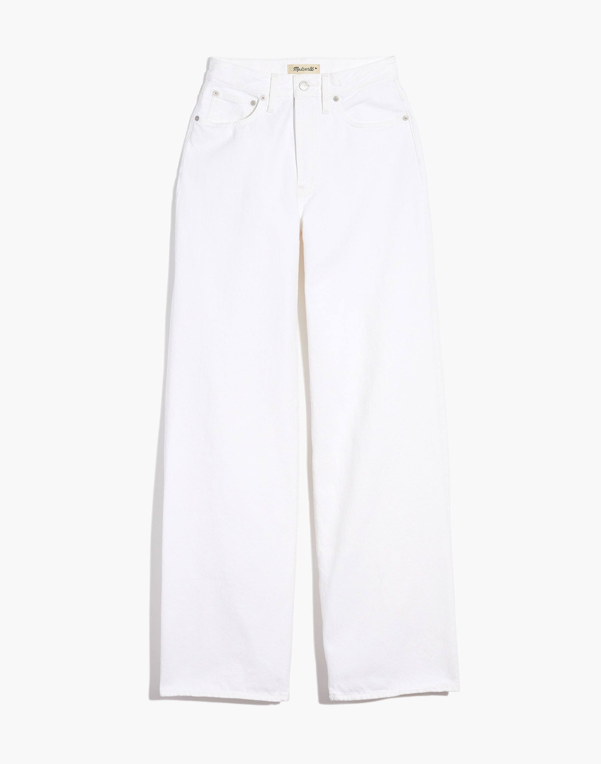 Superwide-Leg Jeans in Tile White