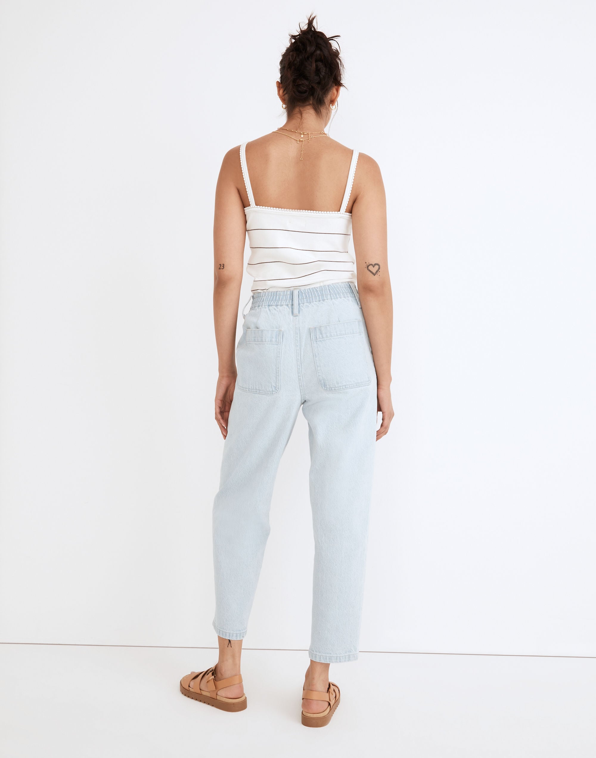 Pull-On Balloon Jeans in Brittany Wash: TENCEL&trade; Denim Edition