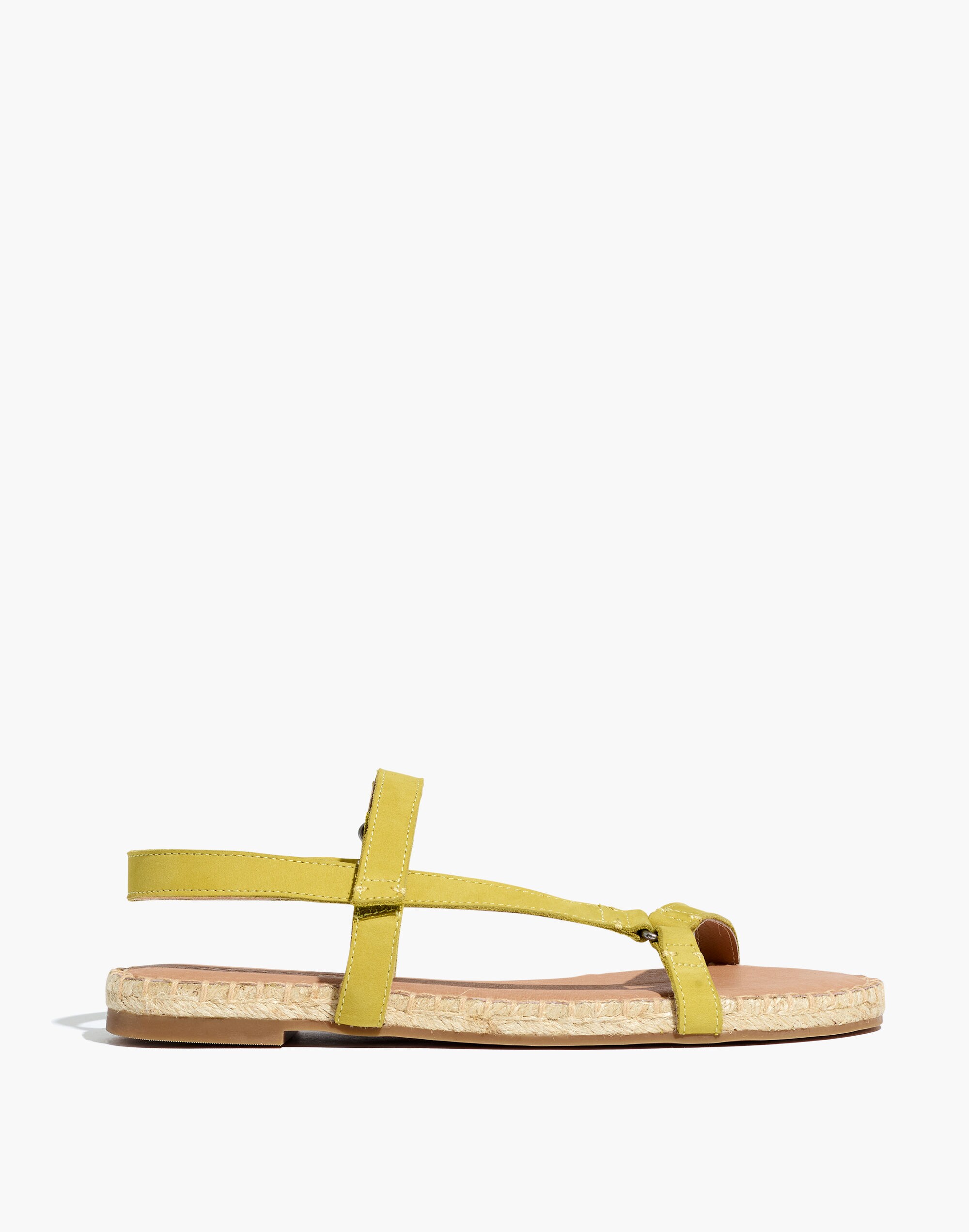 The Hallie Espadrille Sandal in Nubuck Leather