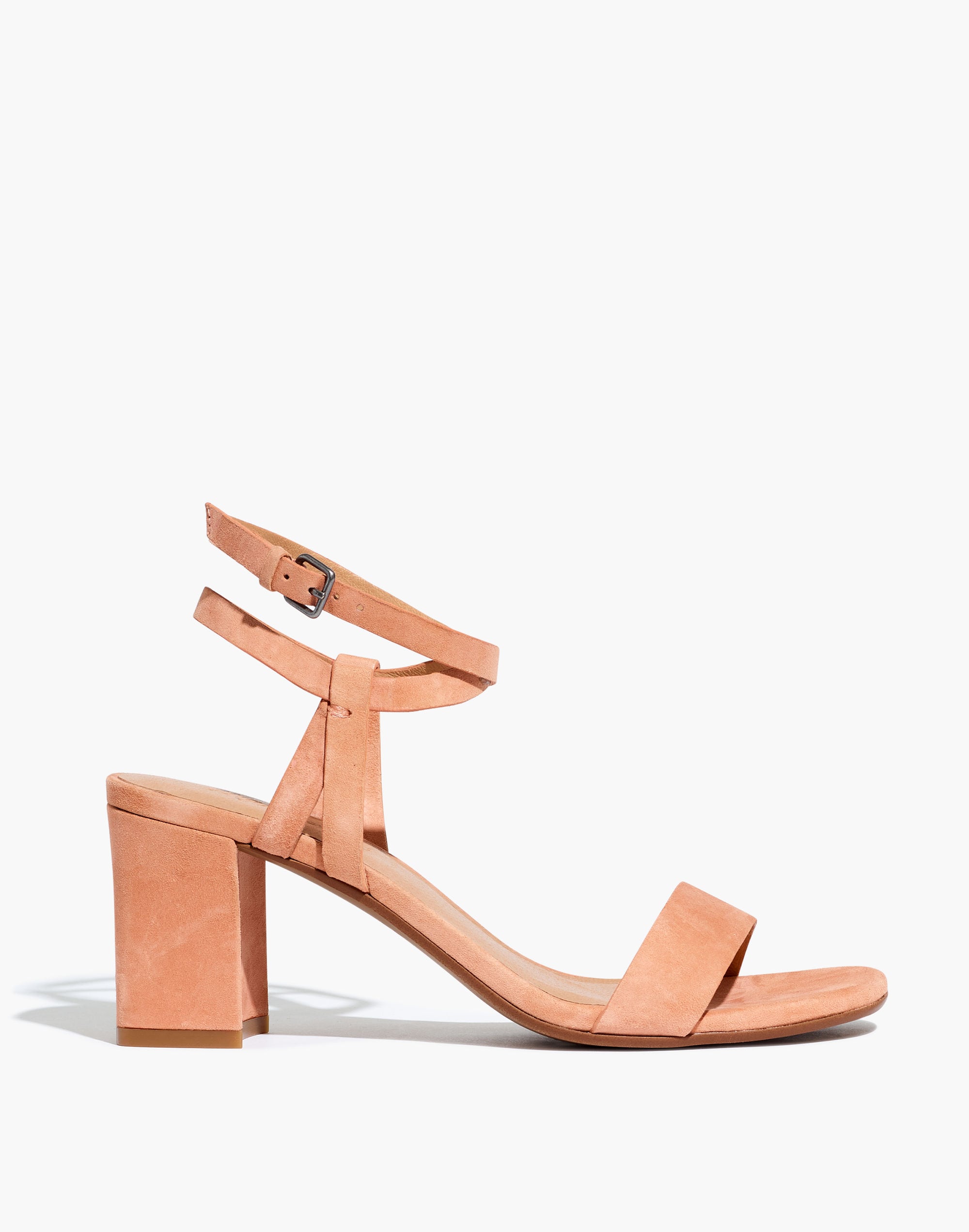 The Loli Ankle-strap Sandal in Suede