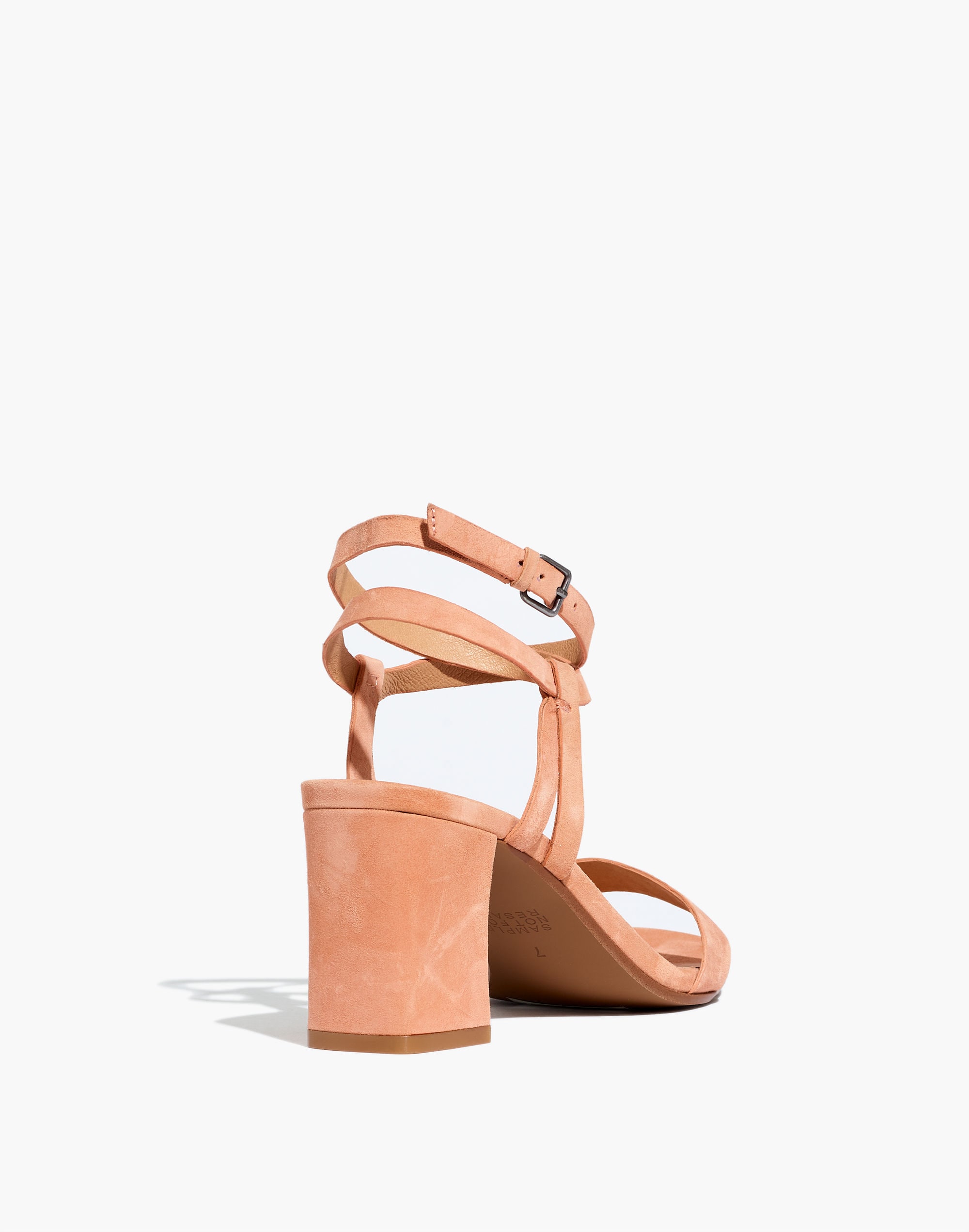 The Loli Ankle-strap Sandal in Suede