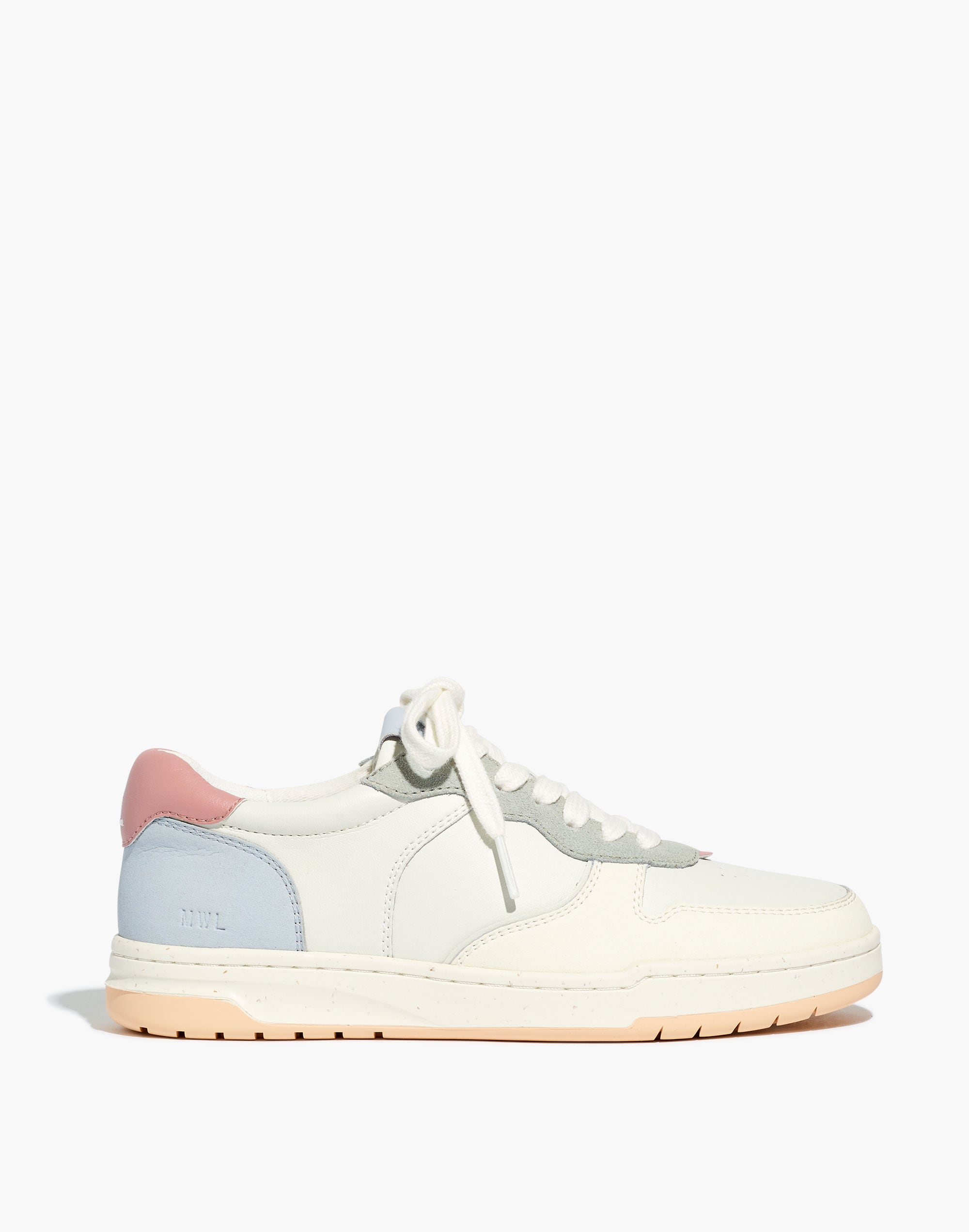Court Low-Top Sneakers in Pastel Colorblock