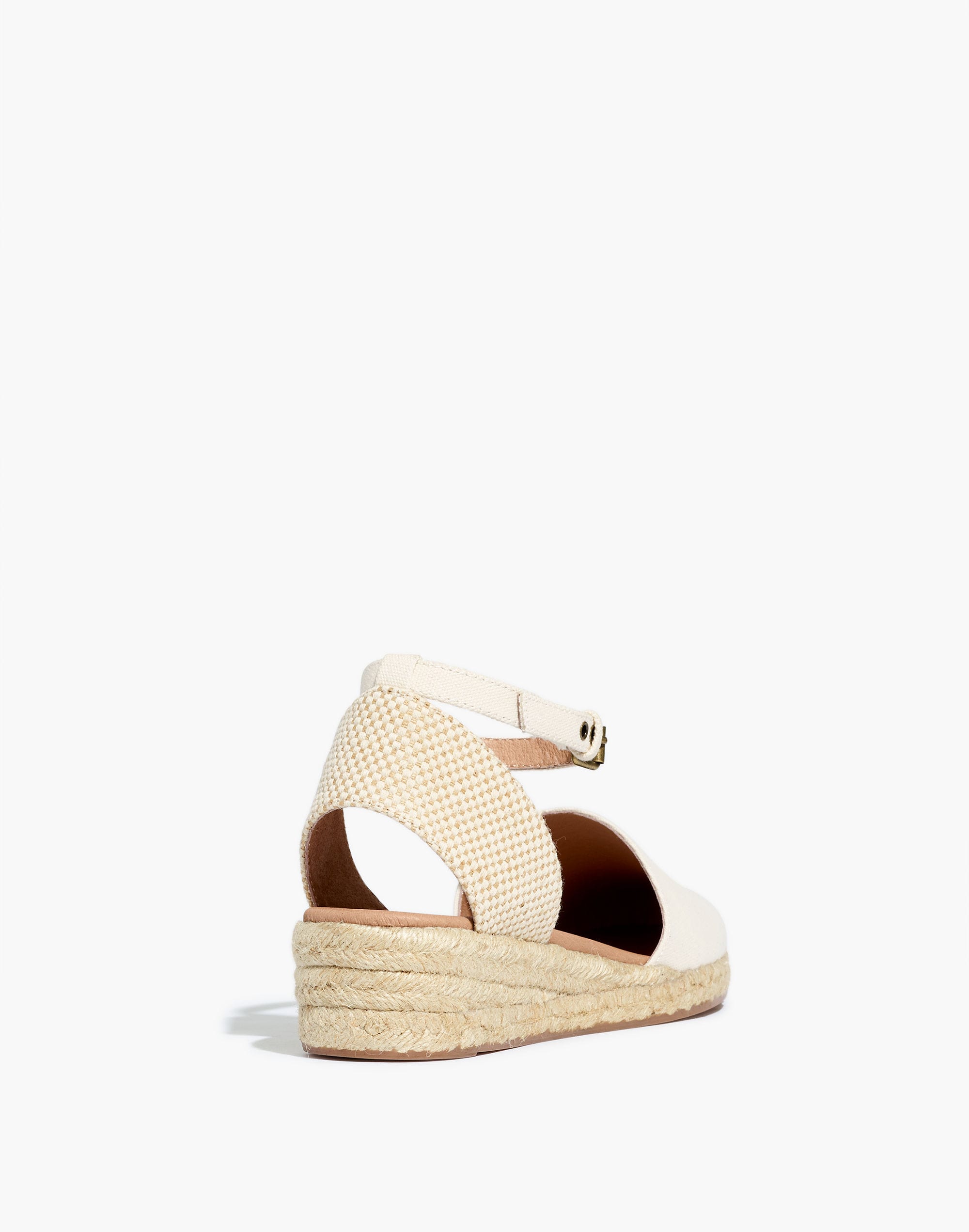 The Evelina Espadrille in (Re)sourced Canvas
