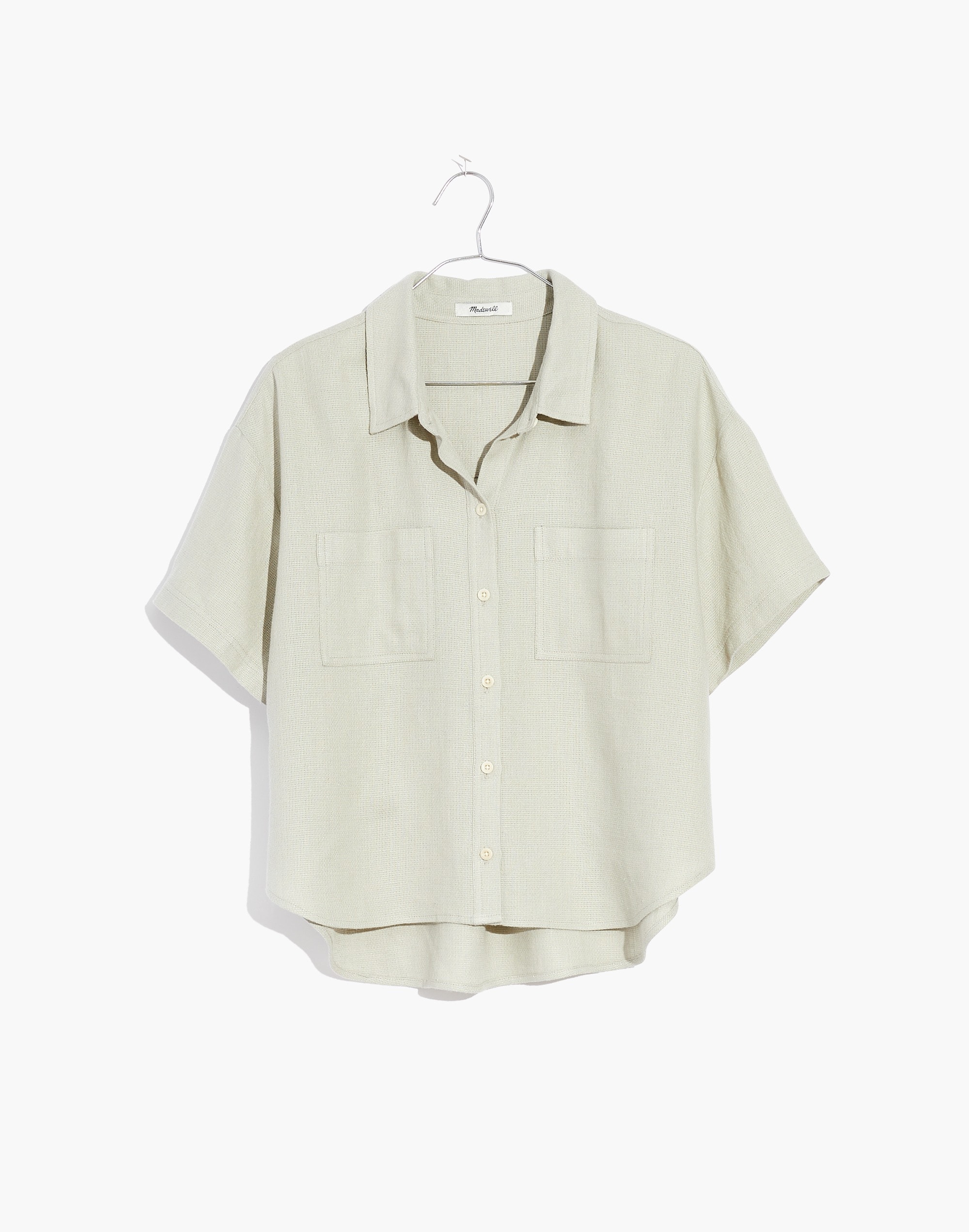 breezewoven beachside shirttail top