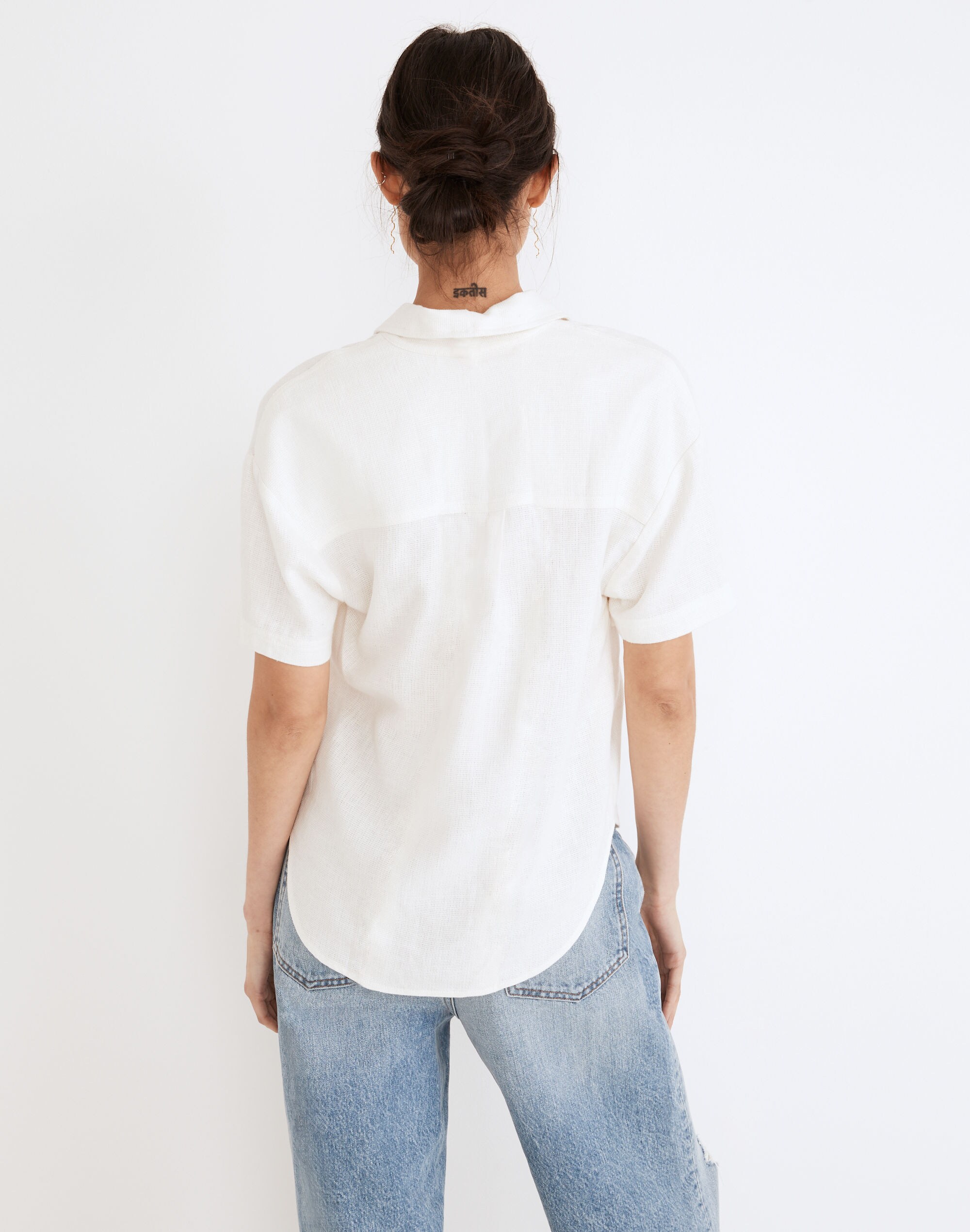 Breezewoven Beachside Shirttail Top