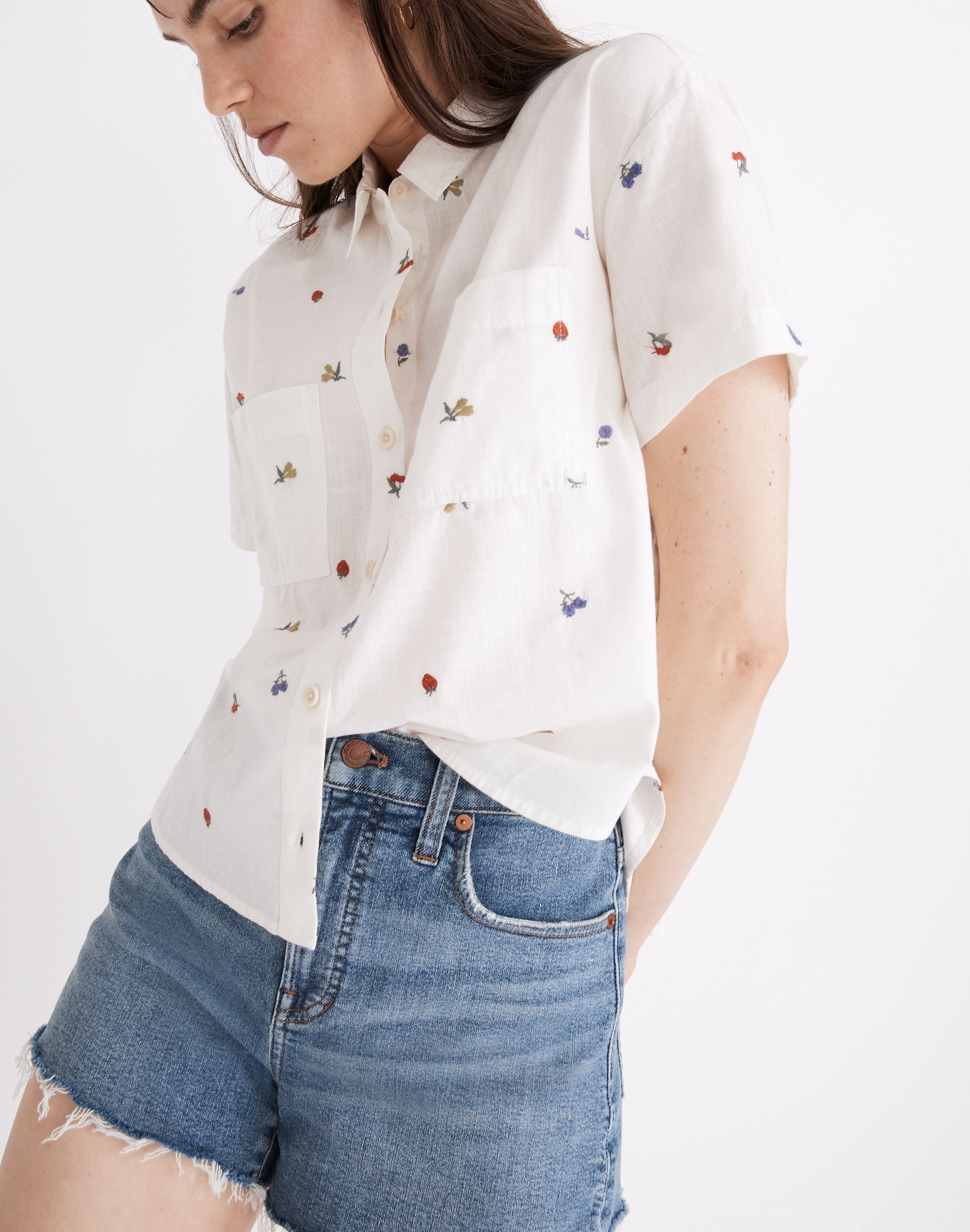 Beachside Shirttail Top in Fresca Fruit