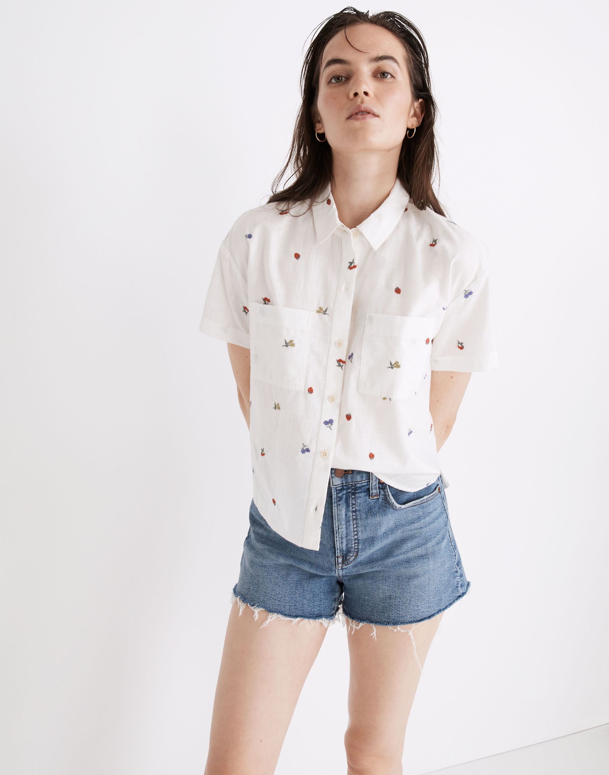 Beachside Shirttail Top in Fresca Fruit