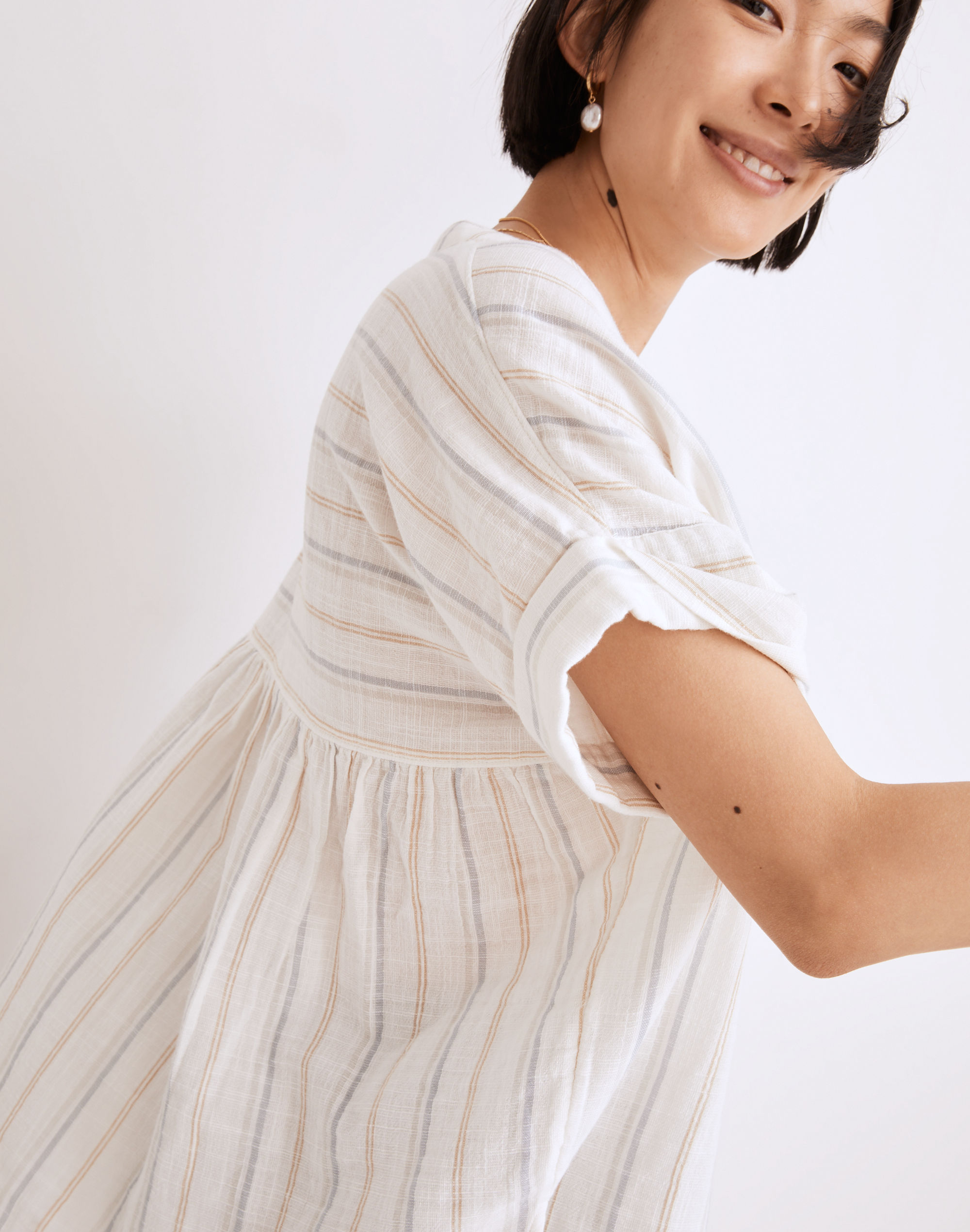 Lakeline Popover Shirt in Schulner Stripe