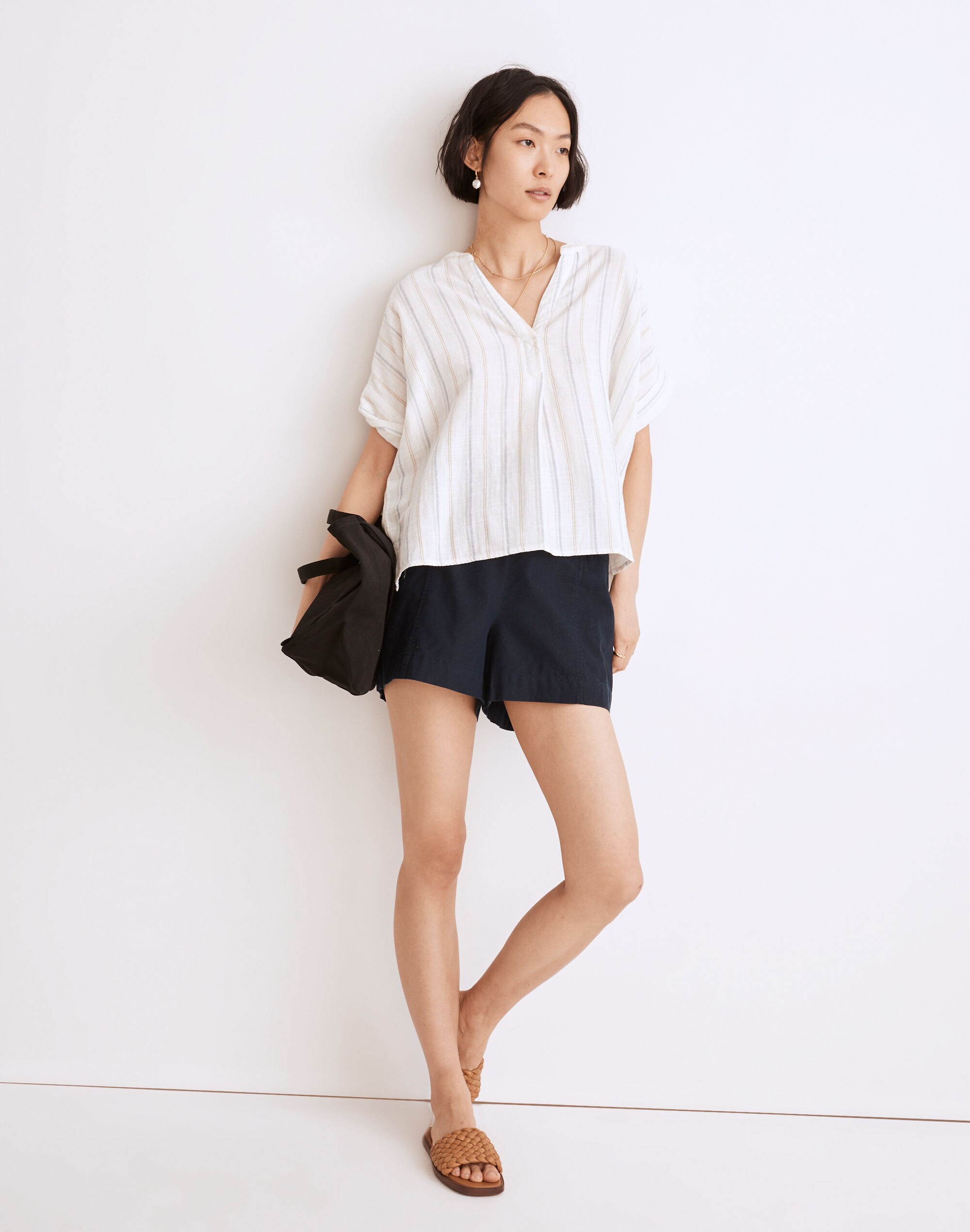 Lakeline Popover Shirt in Schulner Stripe