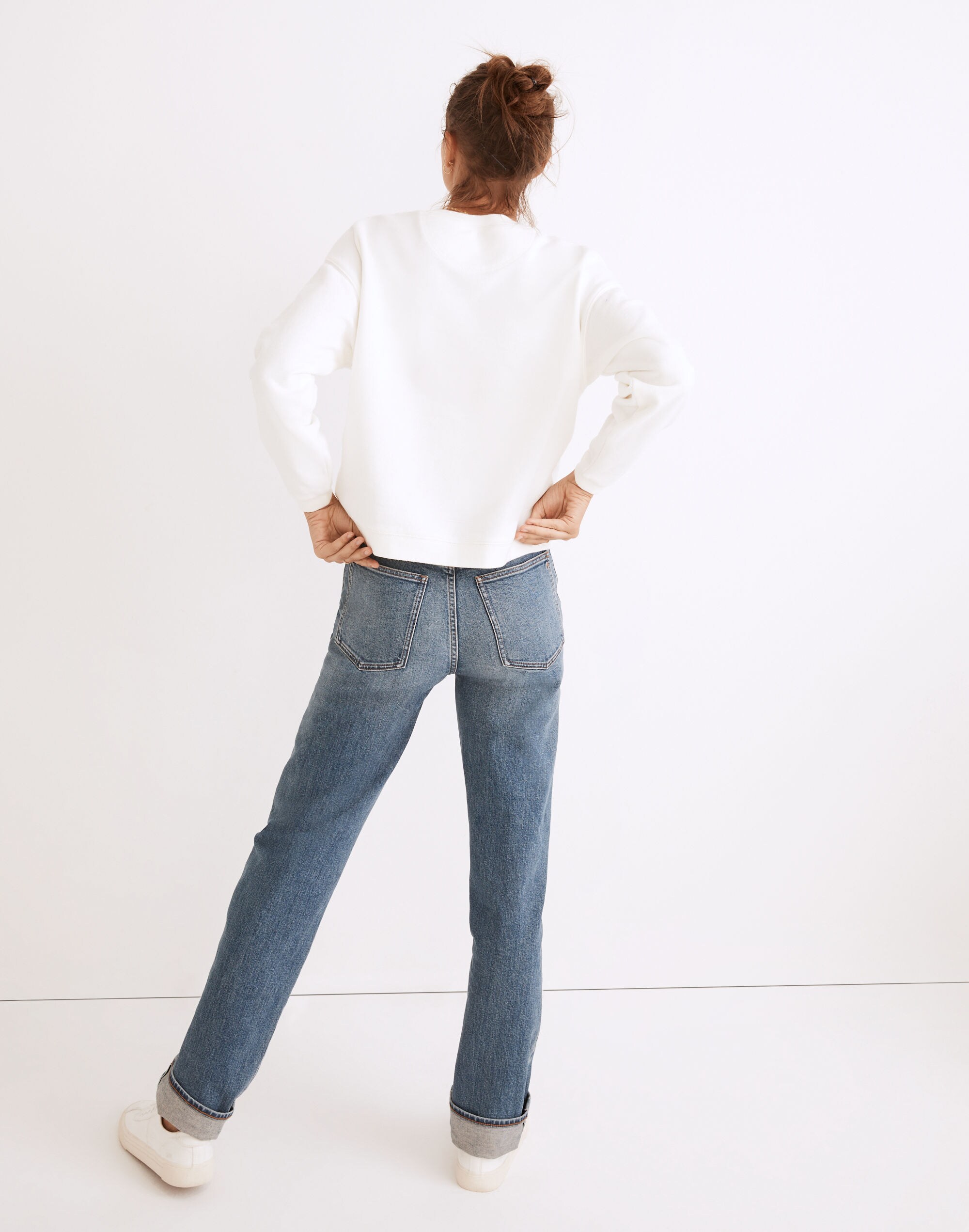 Madewell x Tess Guinery (Re)sourced Cotton Swing Sweatshirt