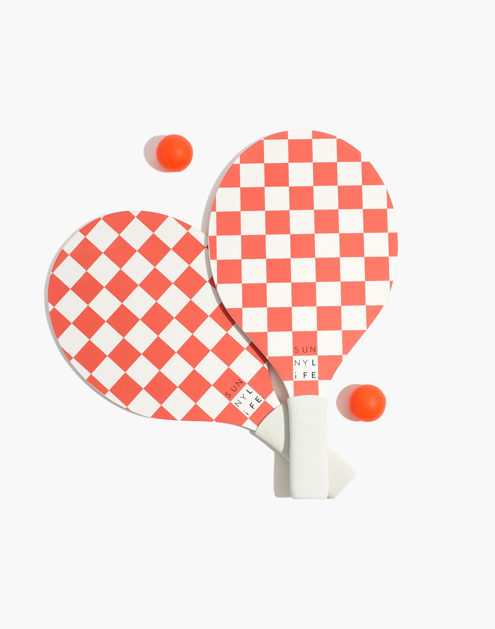 Sunnylife&trade; Foam Beach Bats in Checkerboard