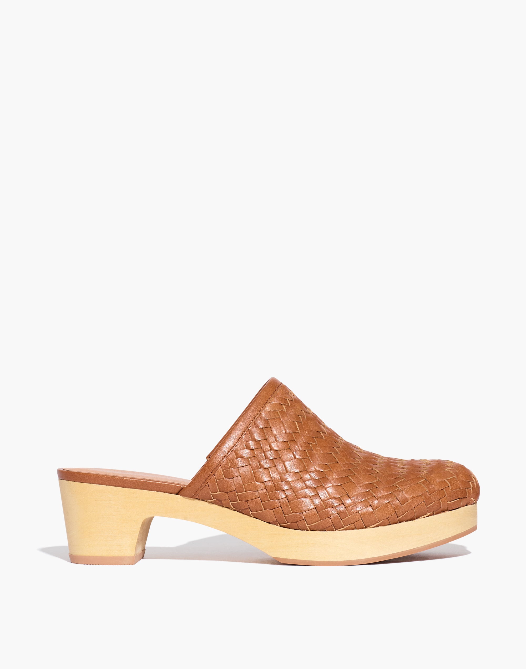 The Jordyn Clog in Woven Leather
