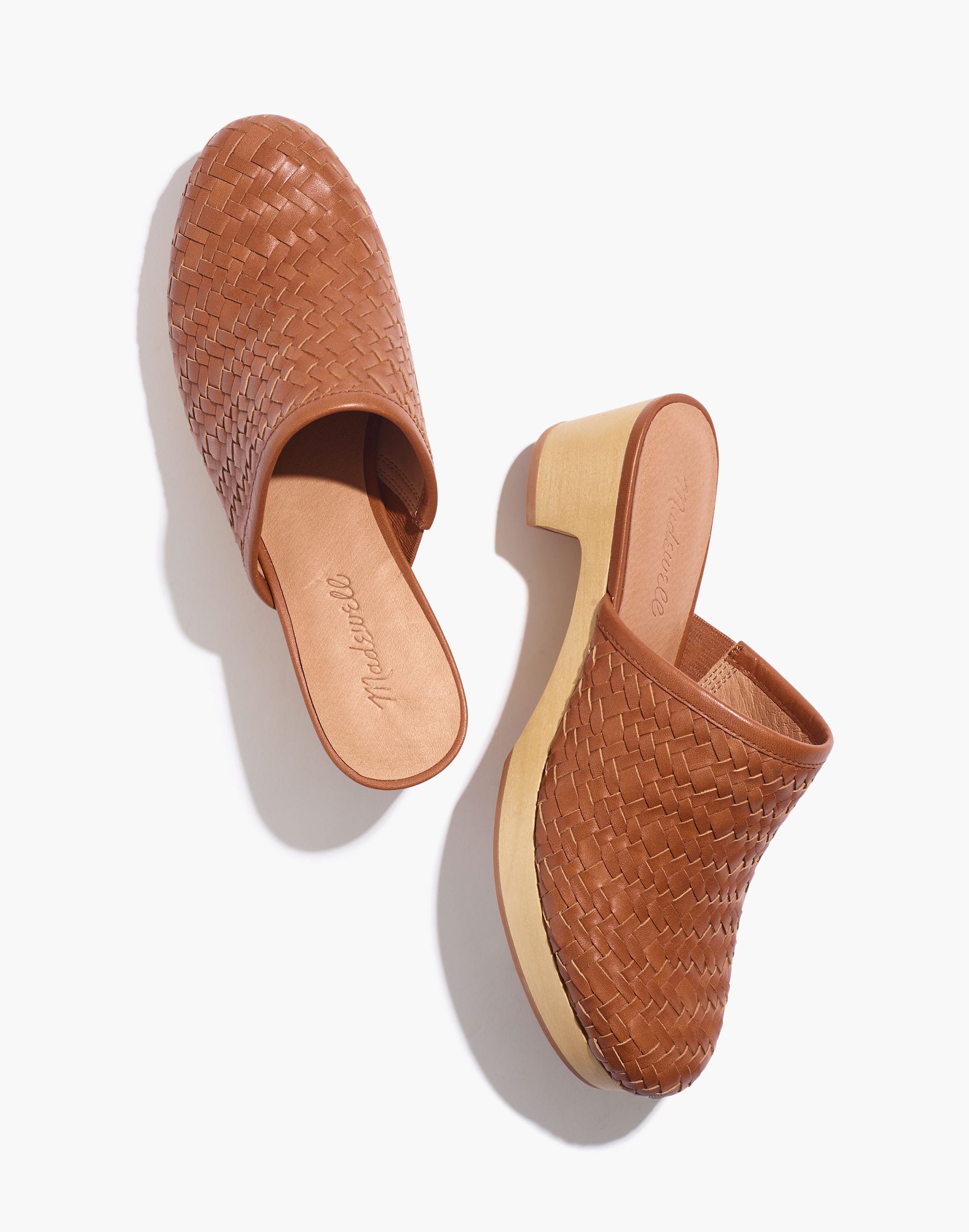 The Jordyn Clog in Woven Leather