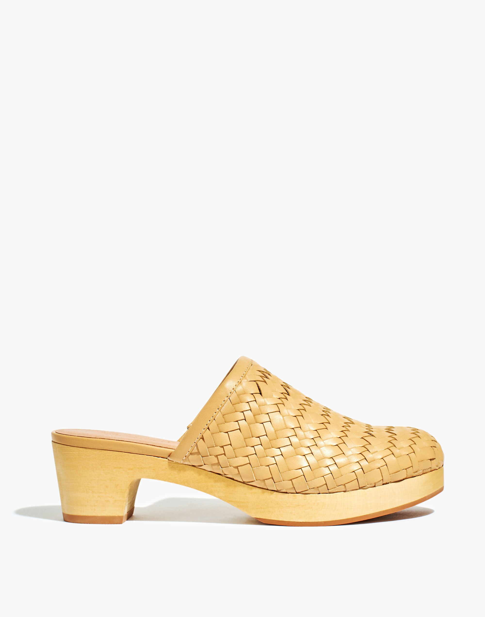 The Jordyn Clog in Woven Leather