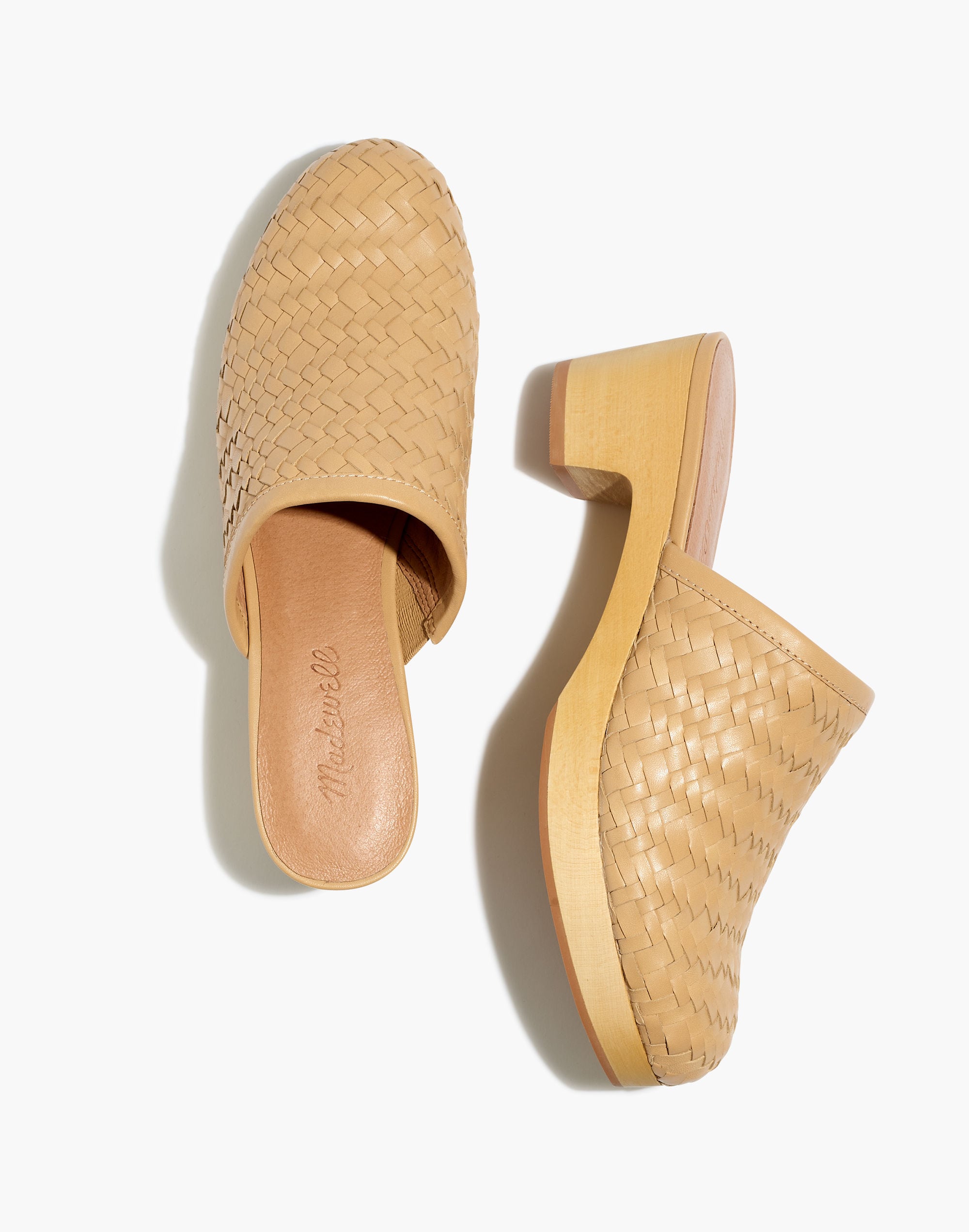 The Jordyn Clog in Woven Leather