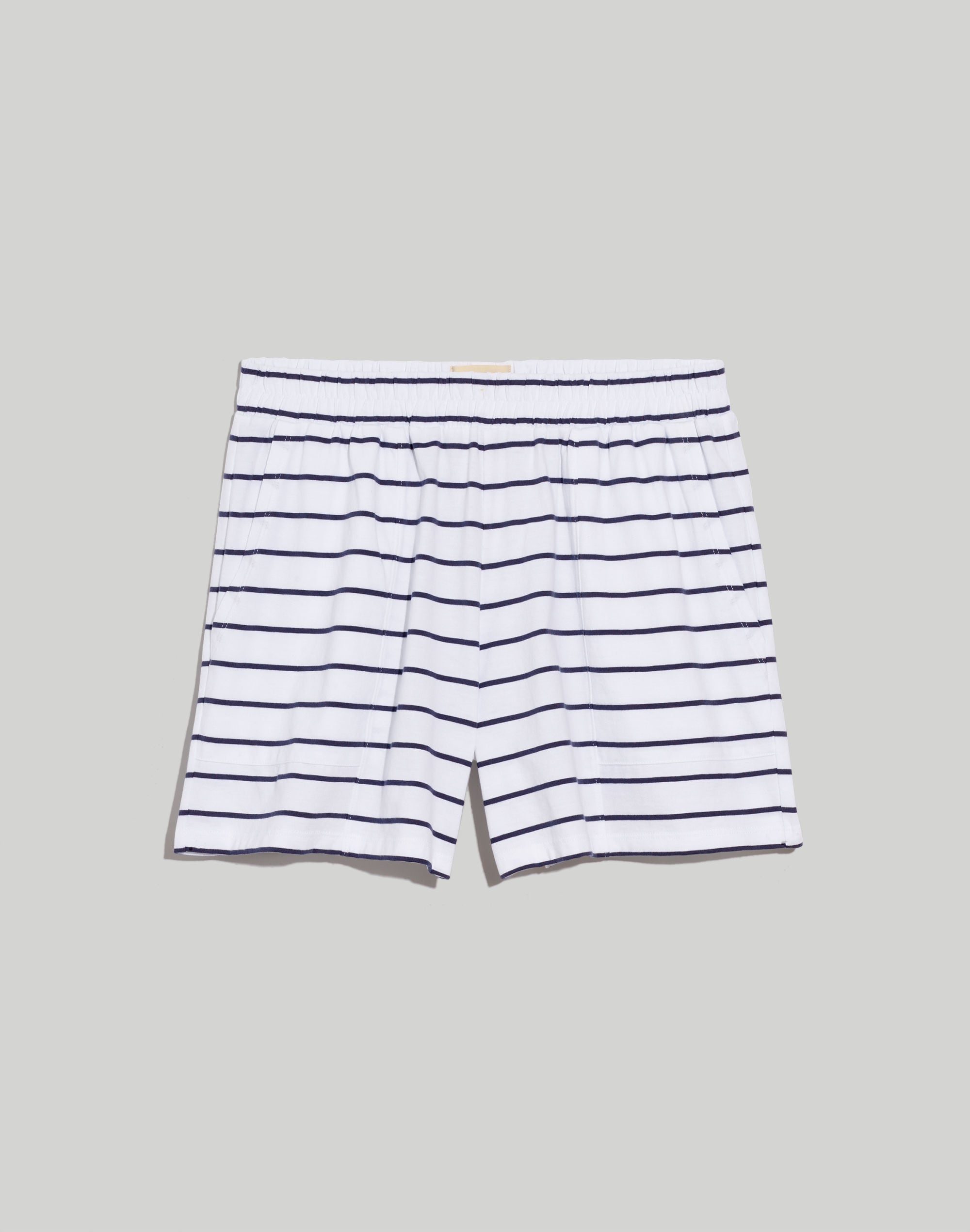MWL Pull-On Seamed Shorts in Stripe
