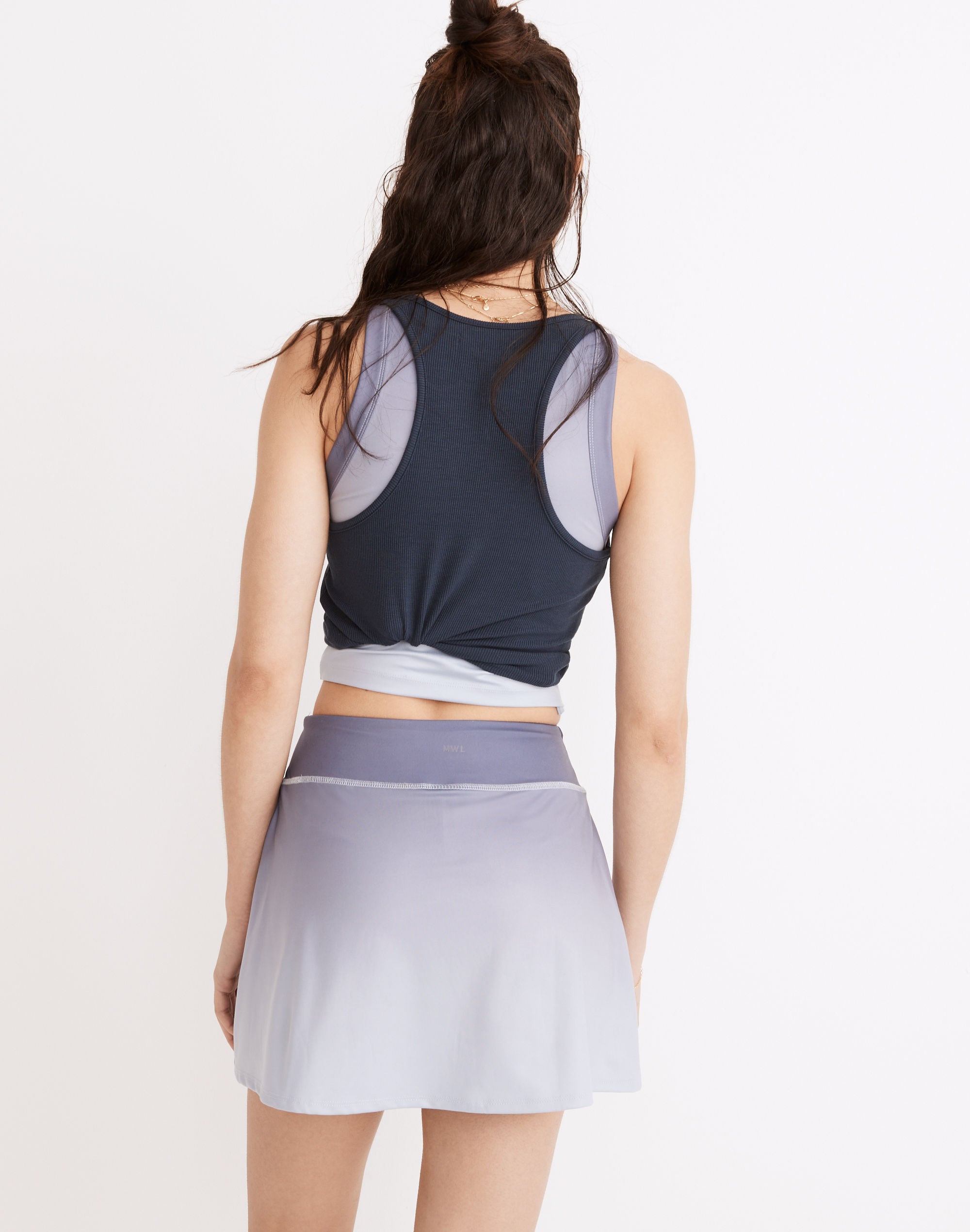 MWL Flex Fitness Skirt in Ombr&eacute; Print