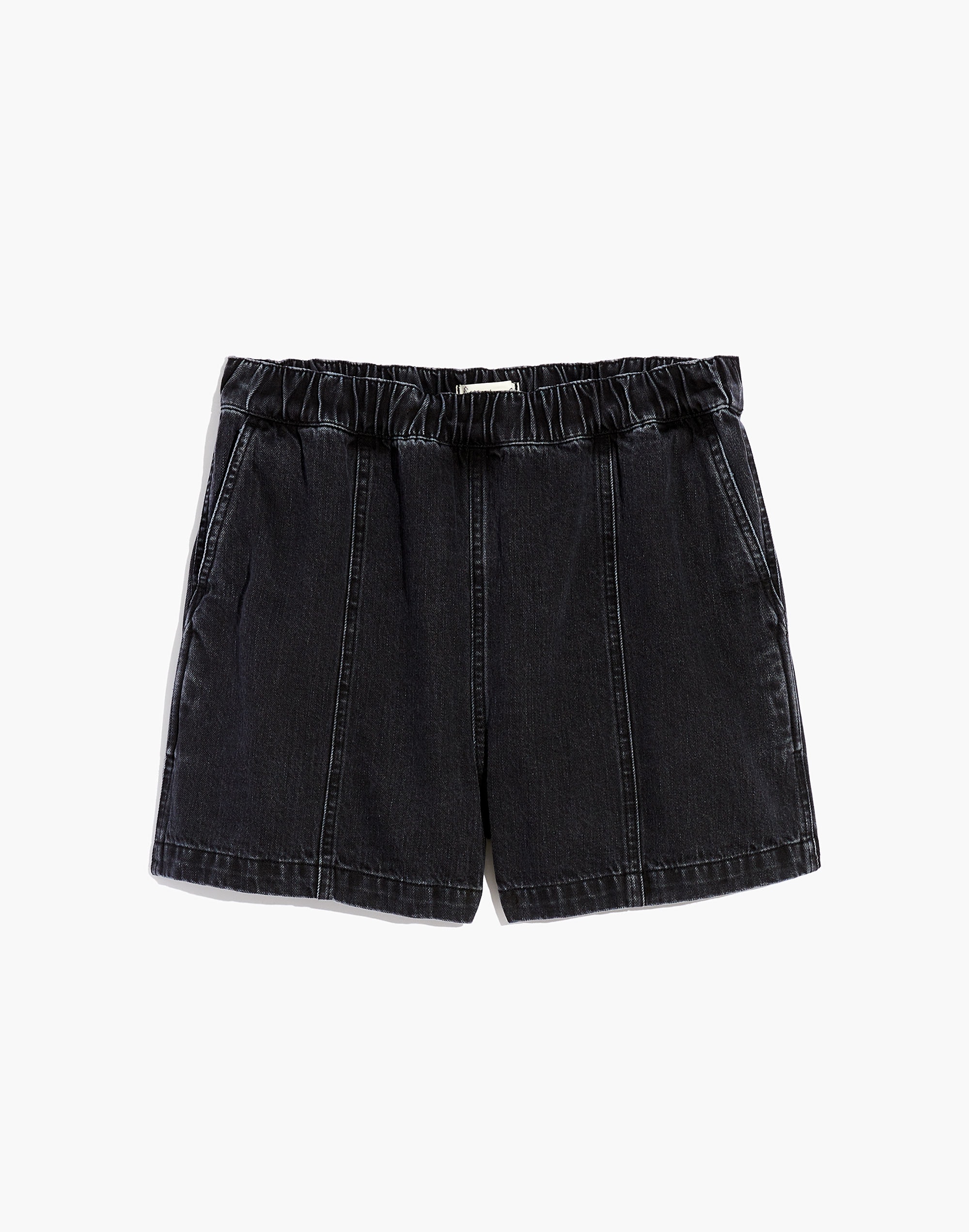 Denim Easy Pull-On Shorts in Lunar Wash: TENCEL&trade; Denim Edition