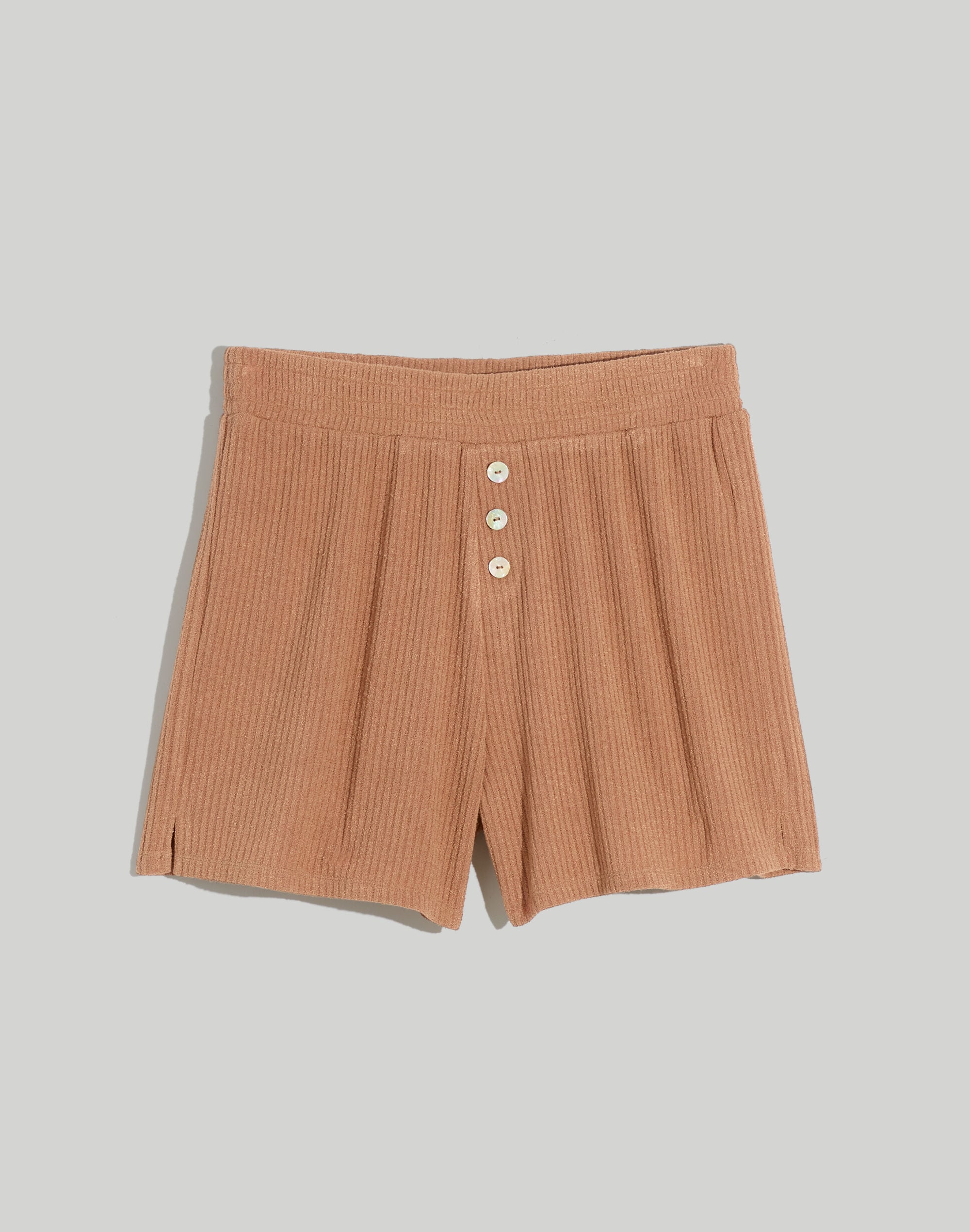 MWL Ribbed Henley Pull-On Shorts