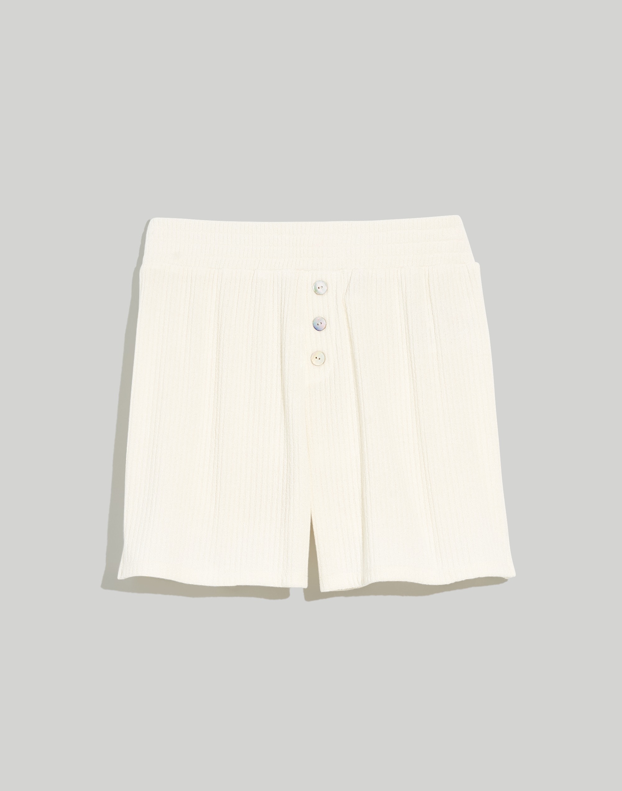 MWL Ribbed Henley Pull-On Shorts