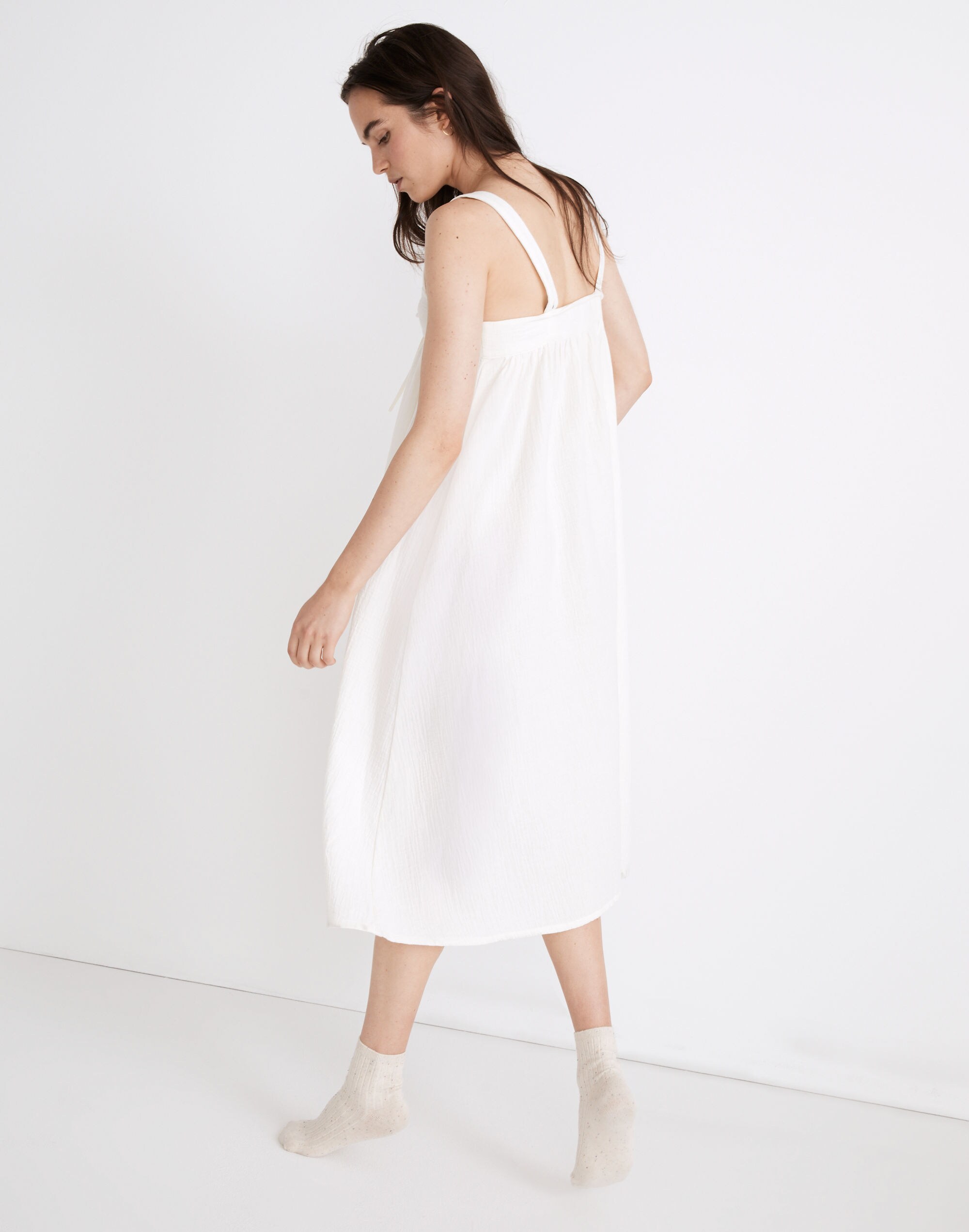 Lightestspun Tie-Front Nightgown