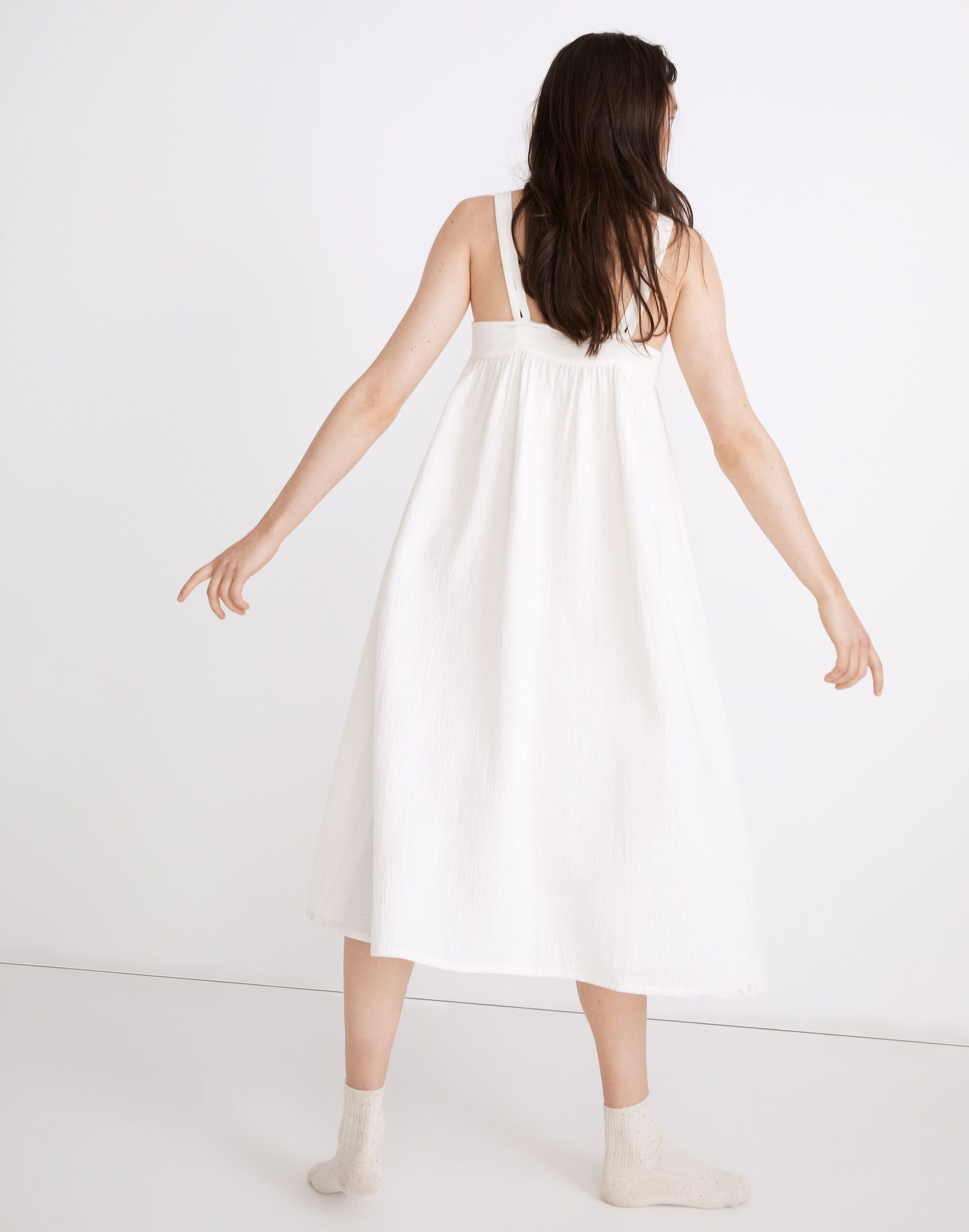 Lightestspun Tie-Front Nightgown