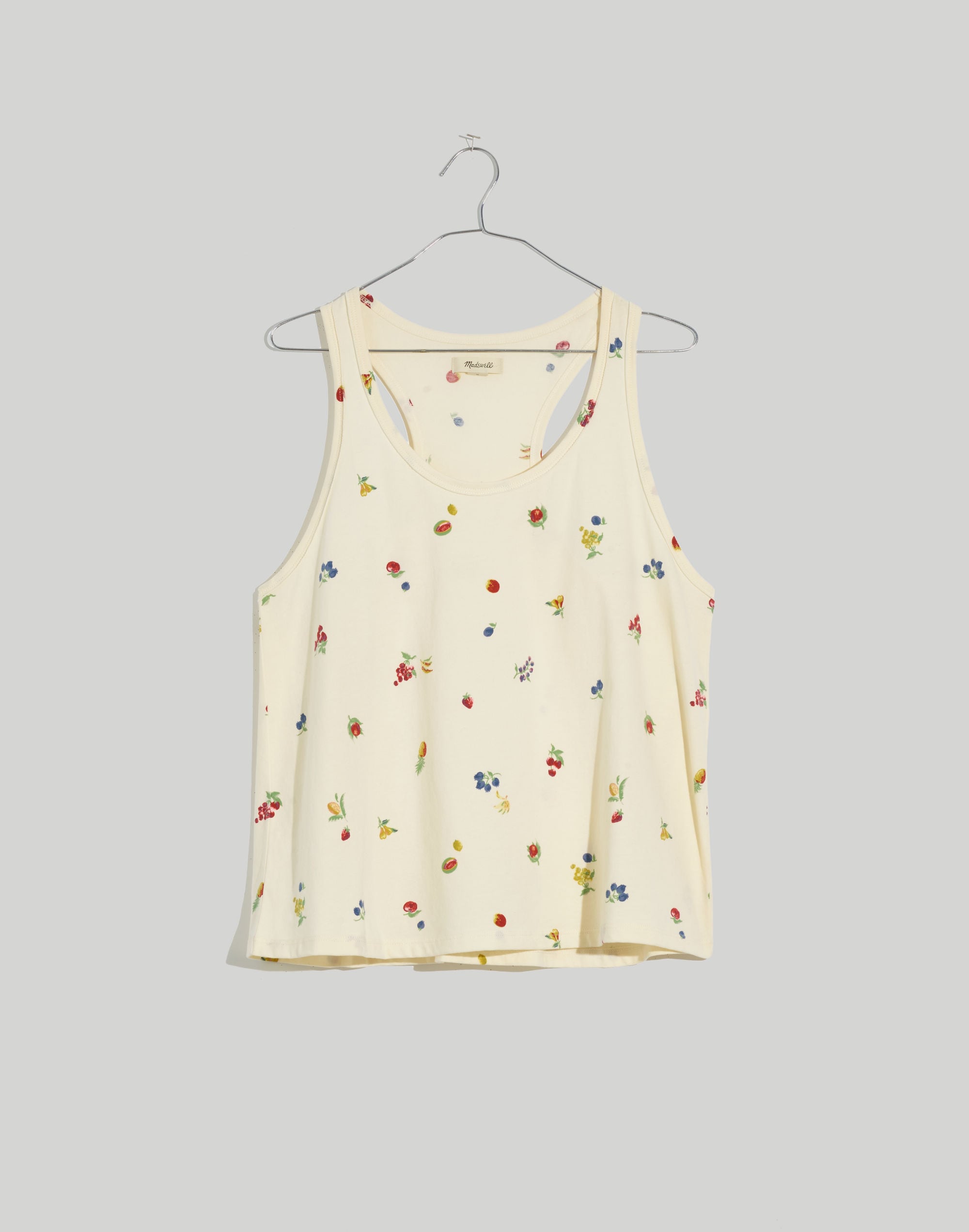 Raw-Edge Pajama Tank in Fresca Fruit