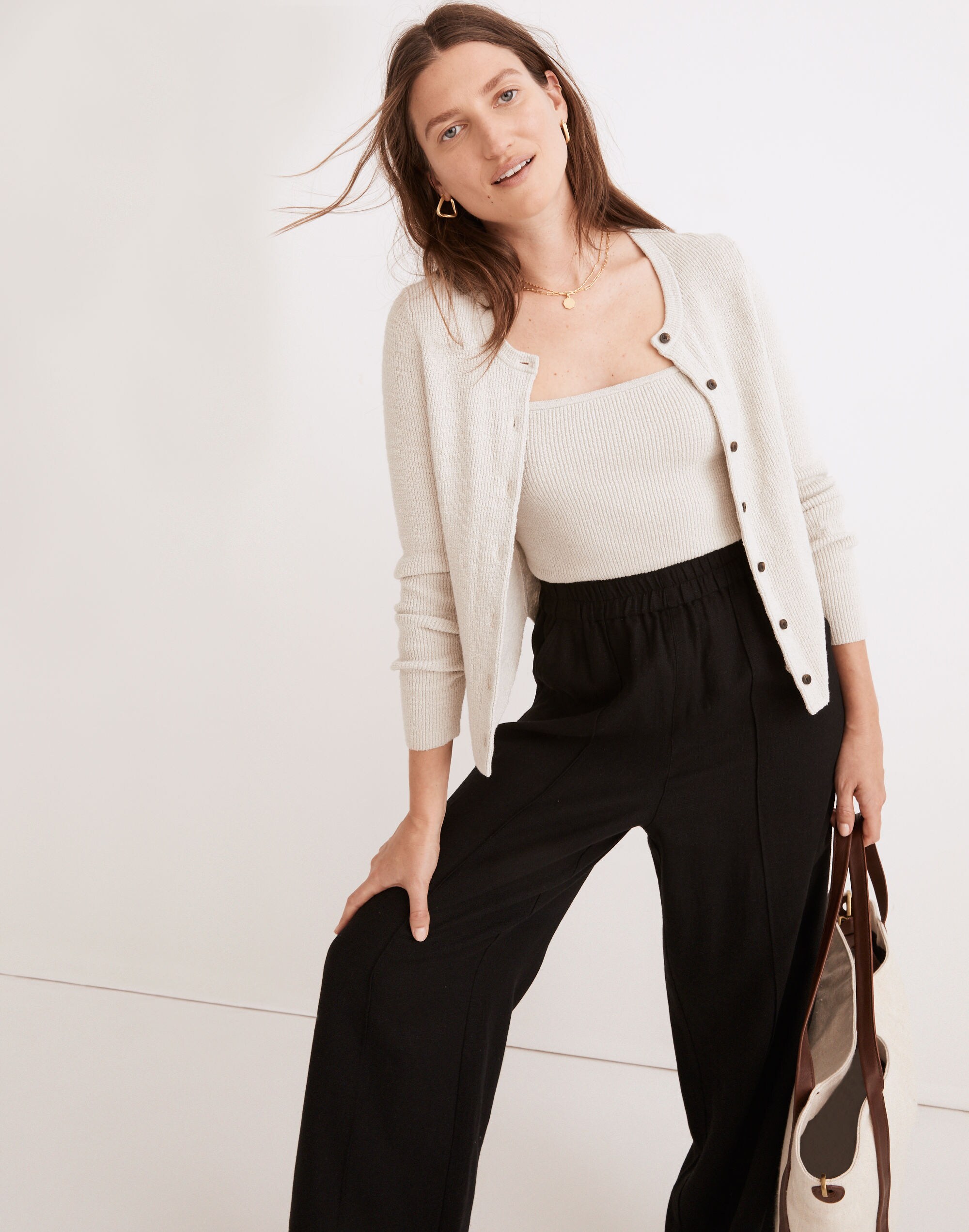 Halstead Square-Neck Sweater Tank