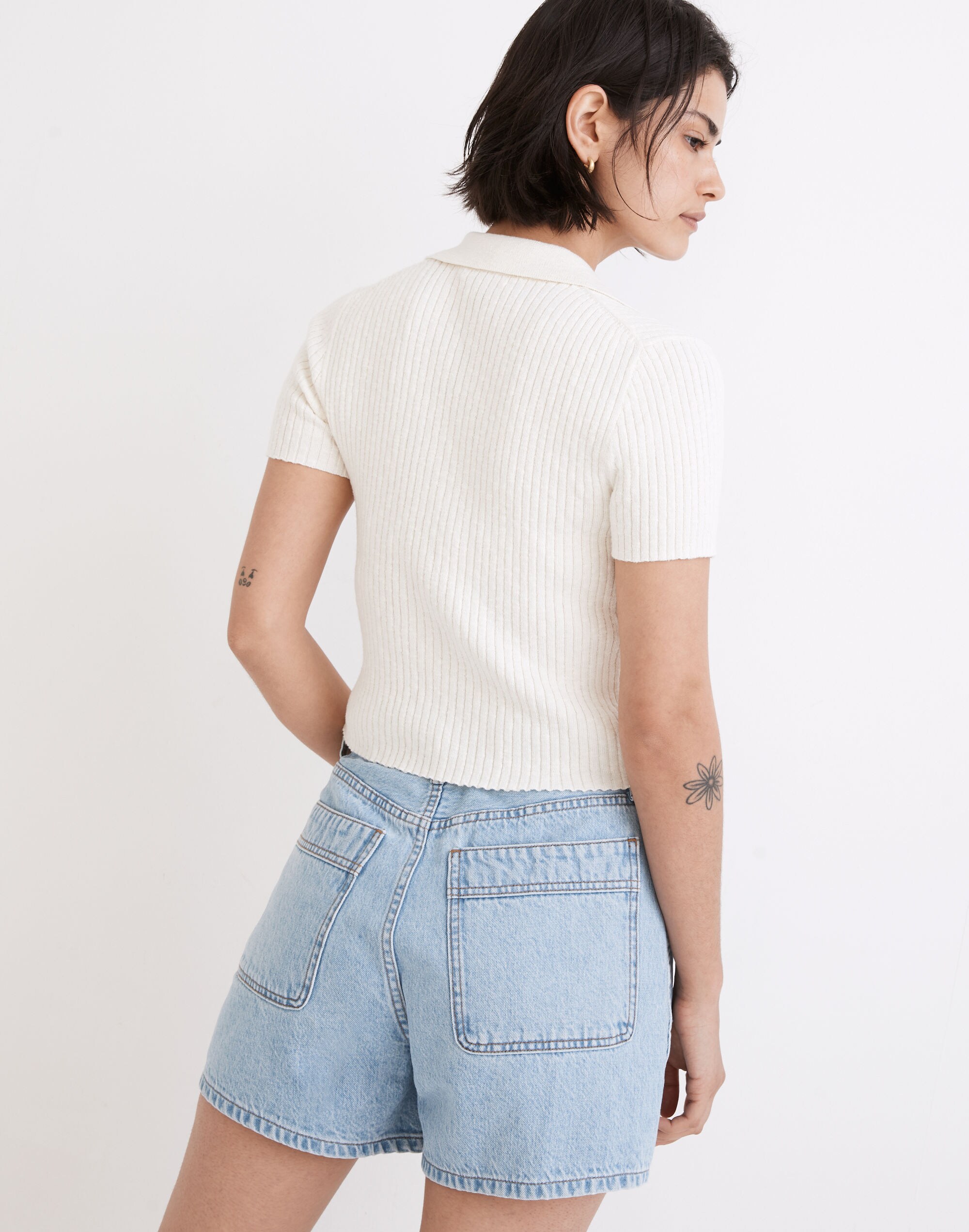 Barbrook Button-Front Sweater Polo