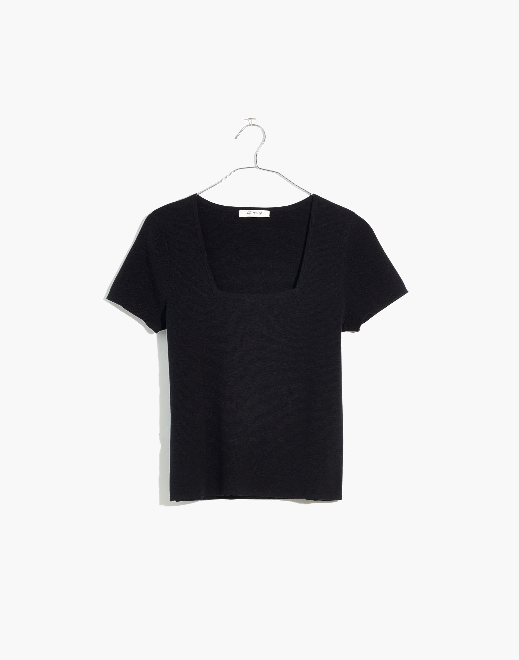 Square-Neck Sweater Tee