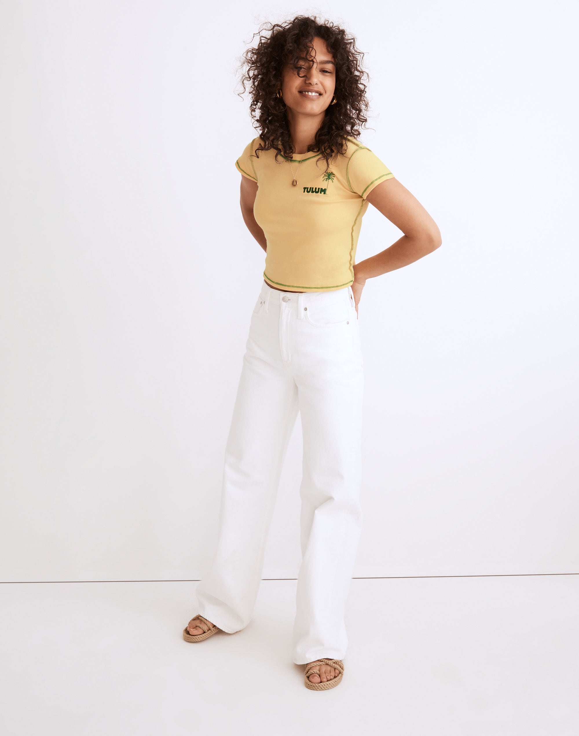 madewell x made some souvenirs tulum tourist tee